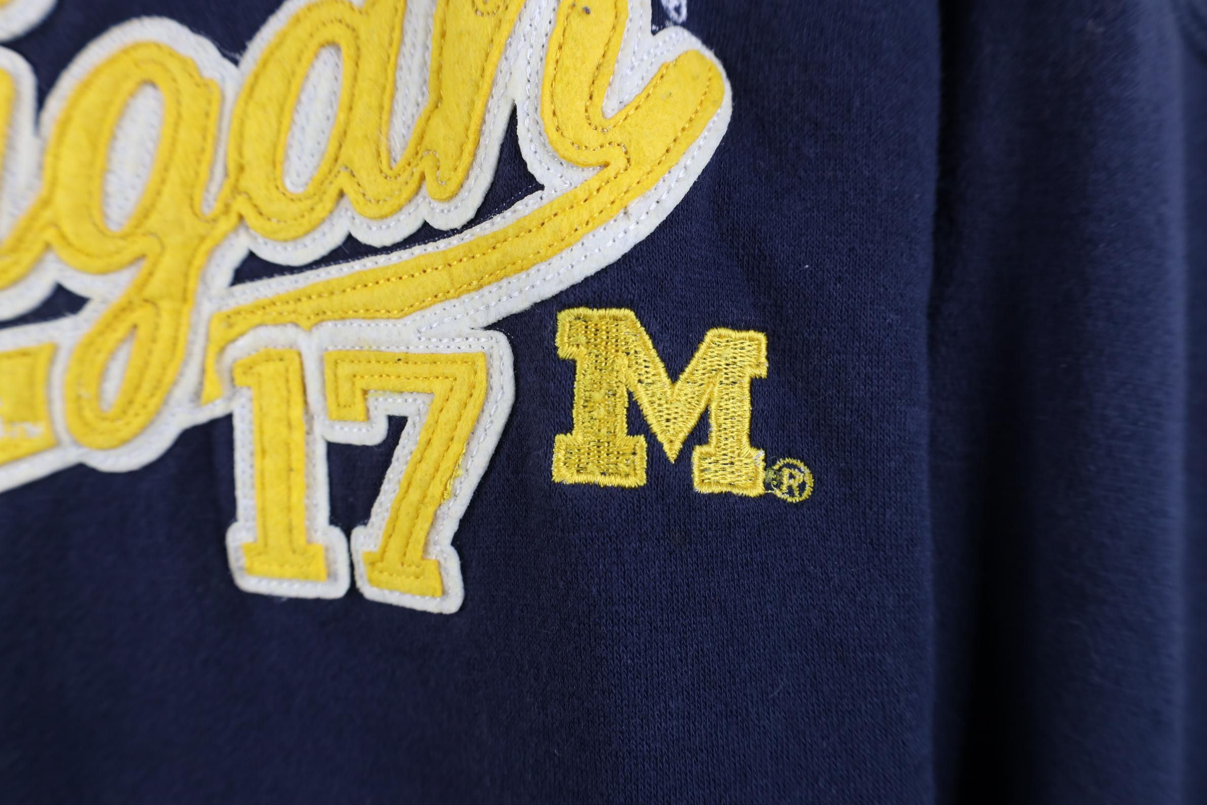 Vintage Vintage Script University of Michigan Heavyweight Hoodie Size US XL / EU 56 / 4 - 5 Thumbnail