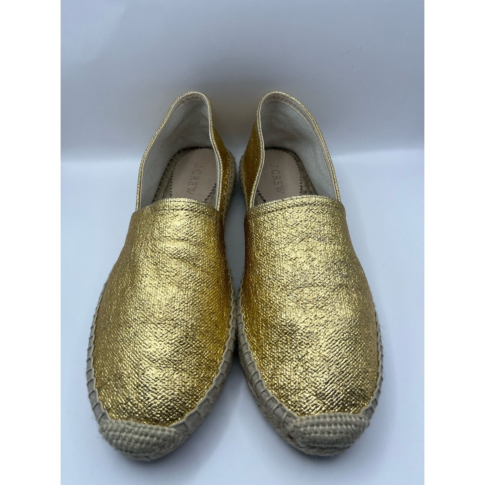 J.Crew J Crew Womens Woven Espadrille Flats Shoes Size 9 USED Size US 9 / IT 39 - 5 Thumbnail