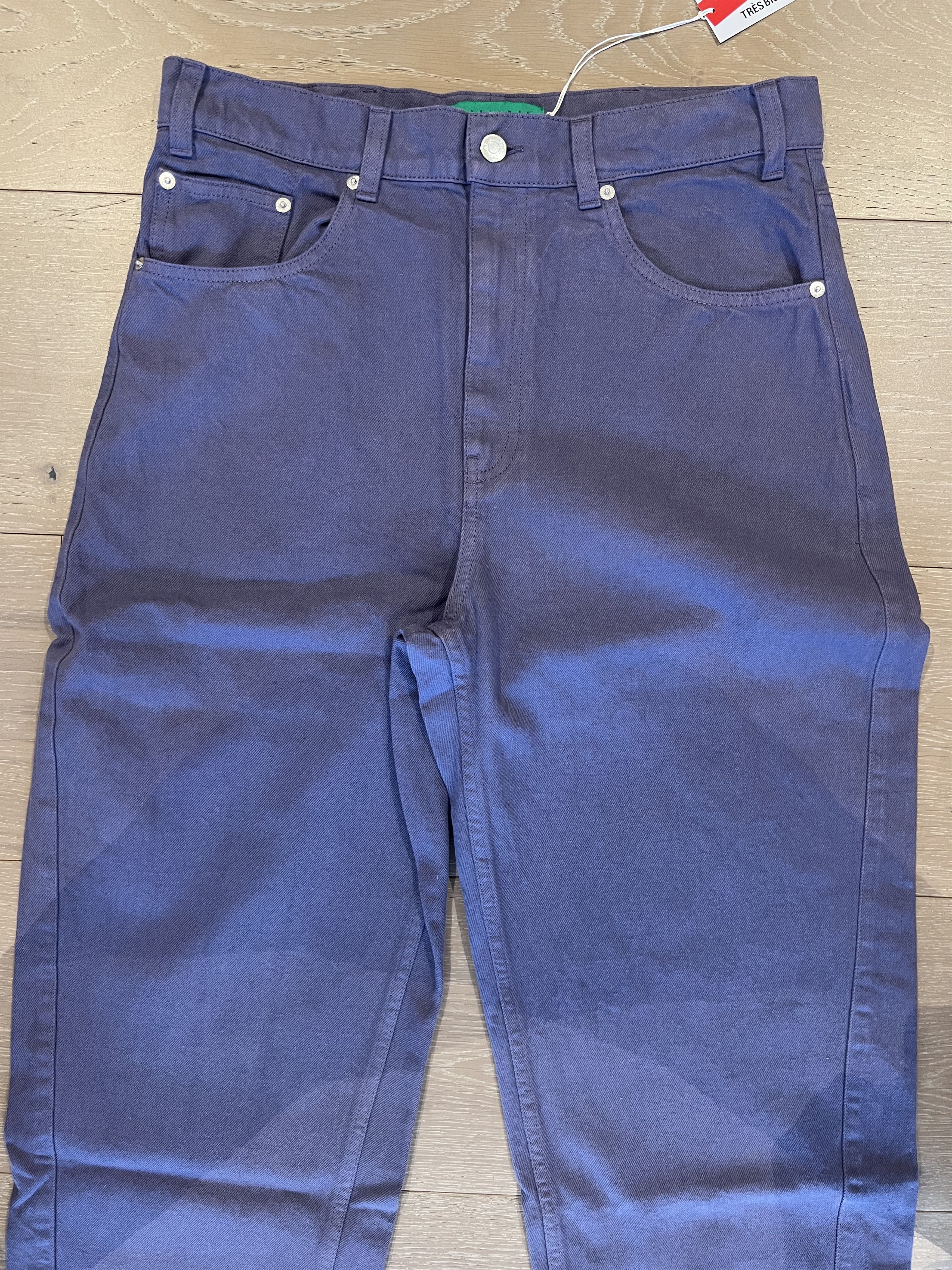 Tres Bien 💚 Très Bien Everywear Twisted 5 Pocket Work Pant Purple NEW Size US 32 / EU 48 - 9 Thumbnail