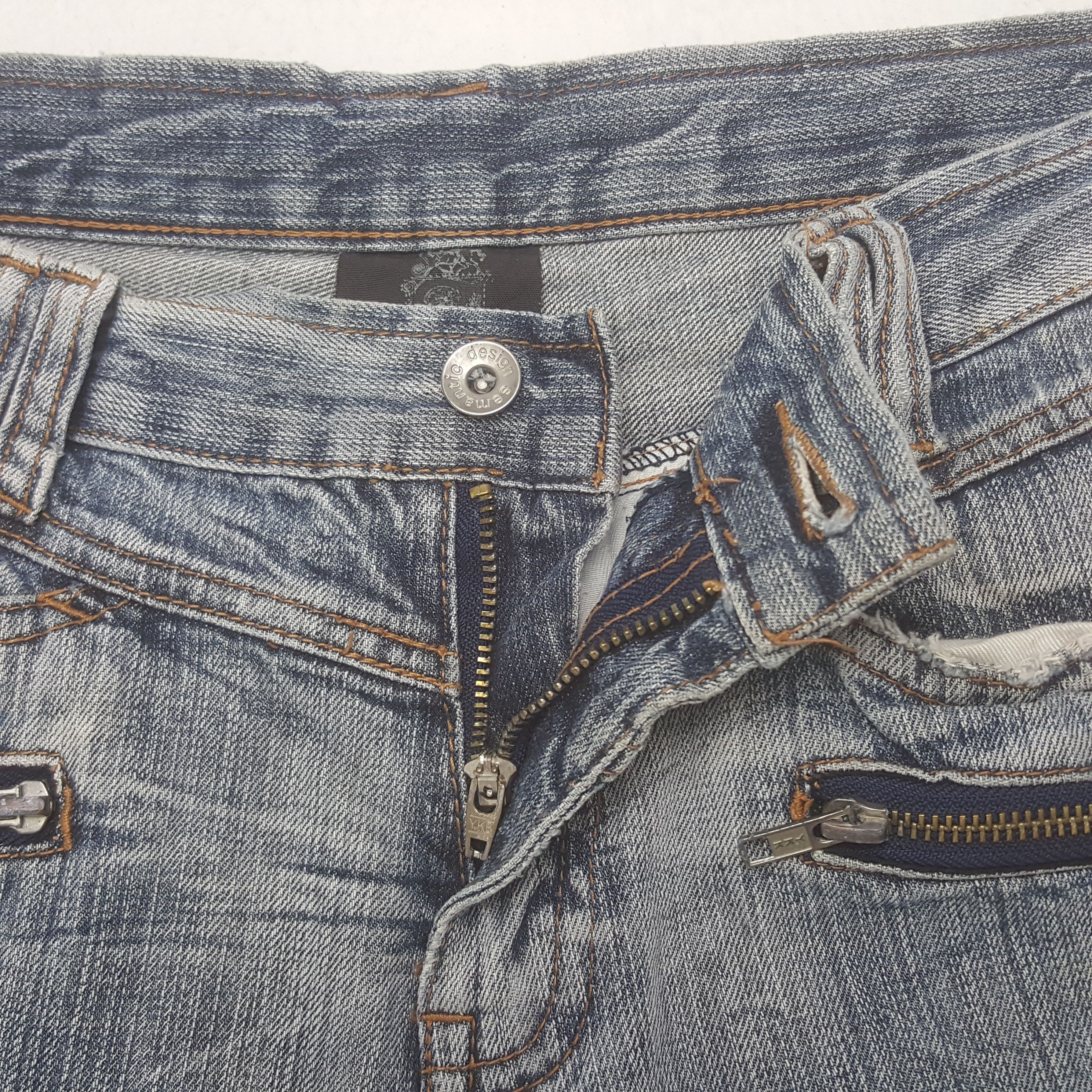 Japanese Brand × Vintage × semanticdesign Vintage Semantic Design Cargo Denim Pants Size US 32 / EU 48 - 12 Thumbnail