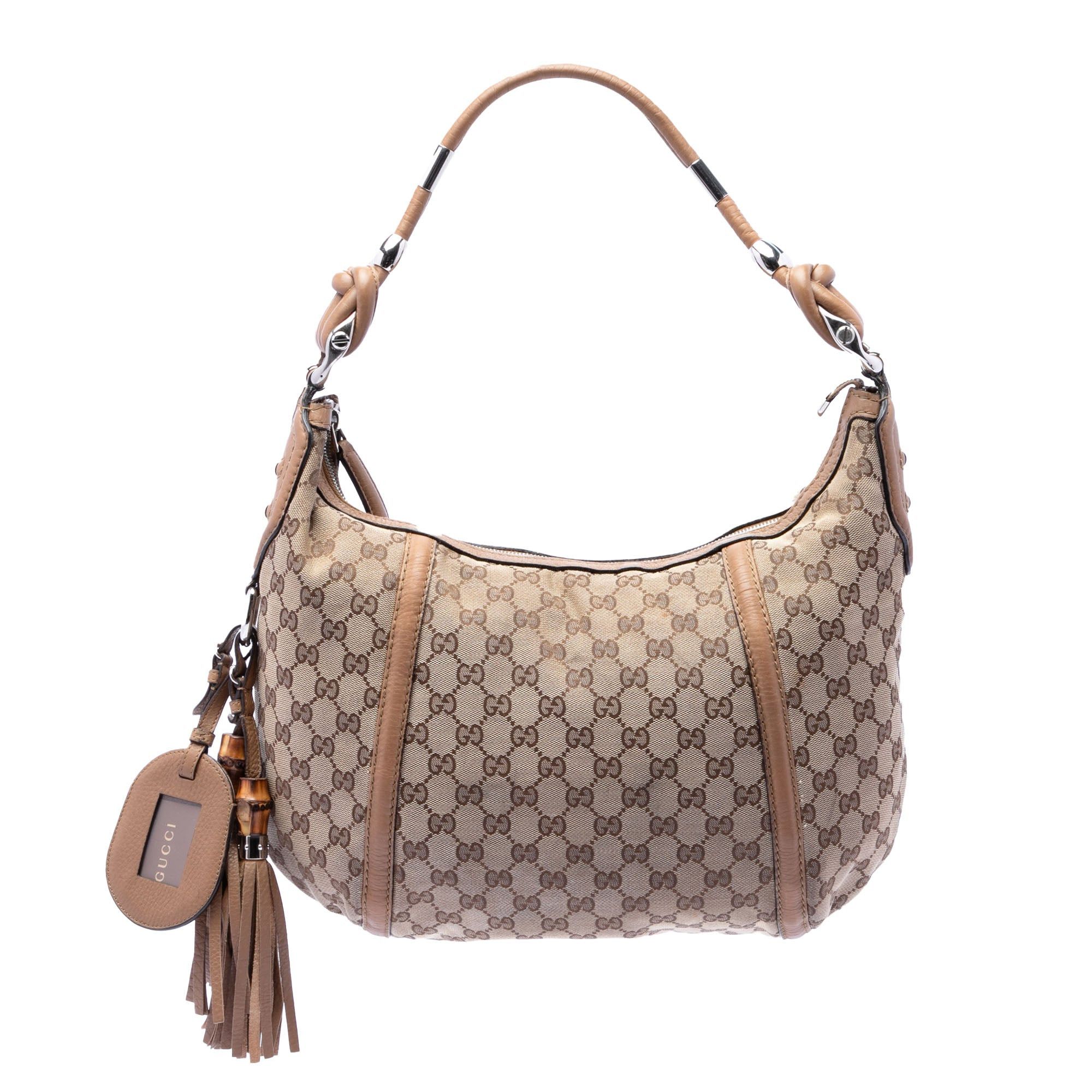 Gucci GG Canvas Techno Horsebit Hobo Size ONE SIZE - 1 Thumbnail