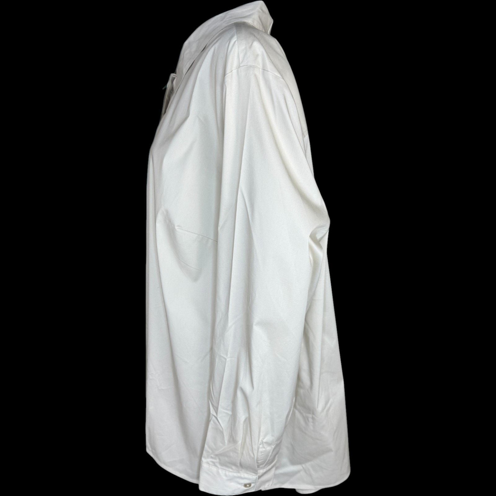Denim & Co. Denim & Co. White Button Up Shirt 3X Stretch CoolMax Size 3XL / US 20-22 - 6 Thumbnail