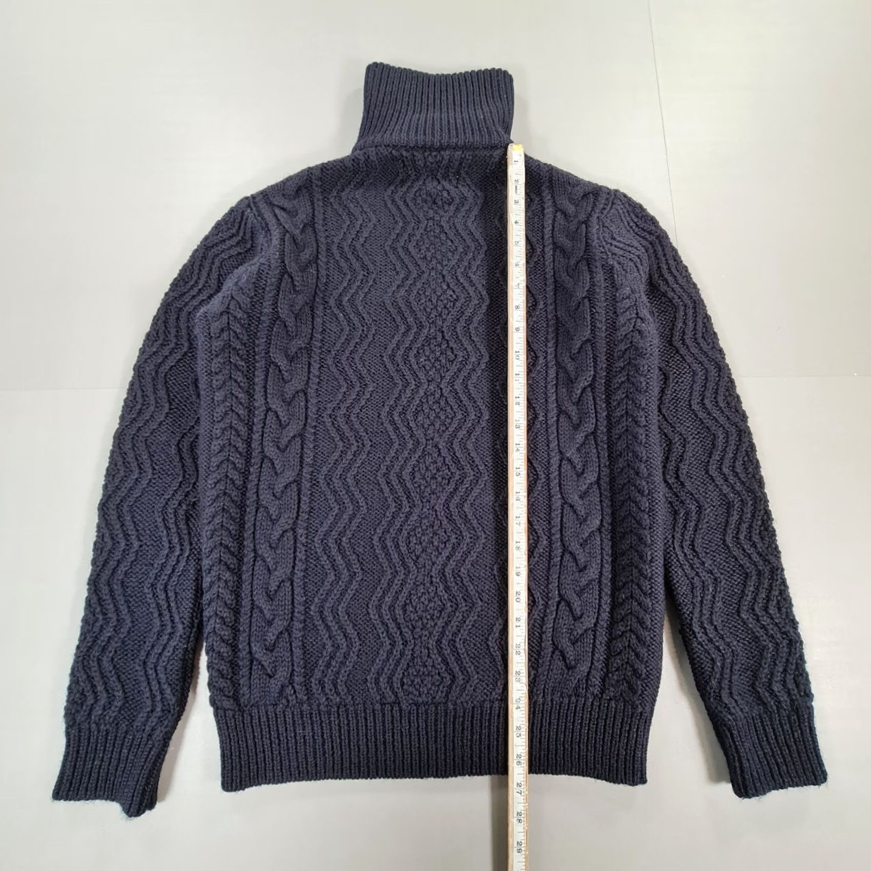 NN07 NN07 No Nationality Mens Jumper Navy Blue Small Wool Pullover Zip Mock Neck Henley Knit Jumper Mens XS S? Size US S / EU 44-46 / 1 - 7 Thumbnail