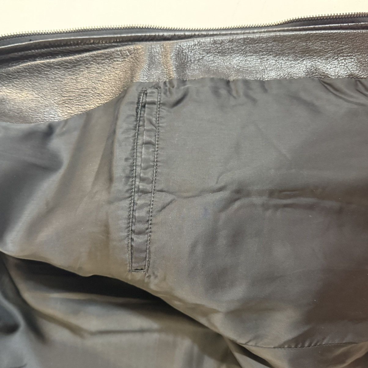 Kiminori Morishita Kiminori Morishita Black Goatskin Leather Bomber Jacket Size US L / EU 52-54 / 3 - 14 Thumbnail