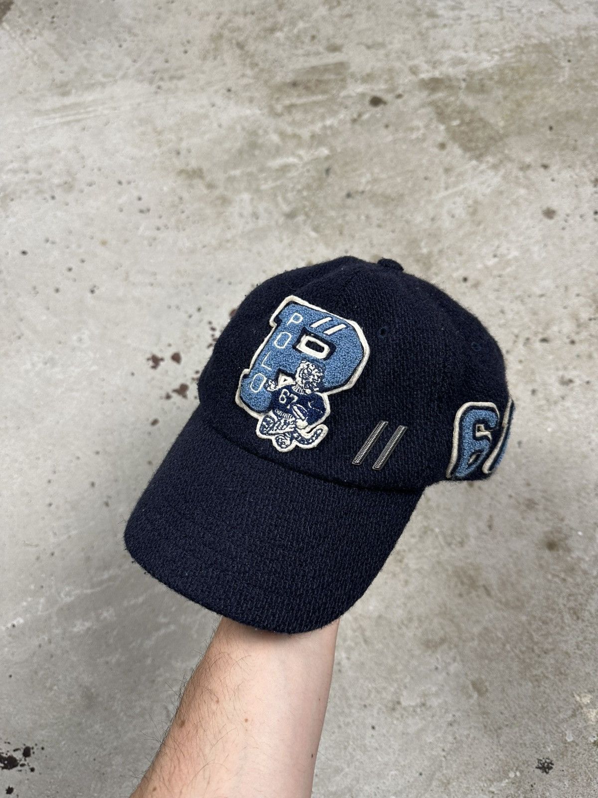 Polo Ralph Lauren Polo Ralph Lauren Varisty Tiger Patch Letterman Hat Cap Size ONE SIZE - 1 Thumbnail