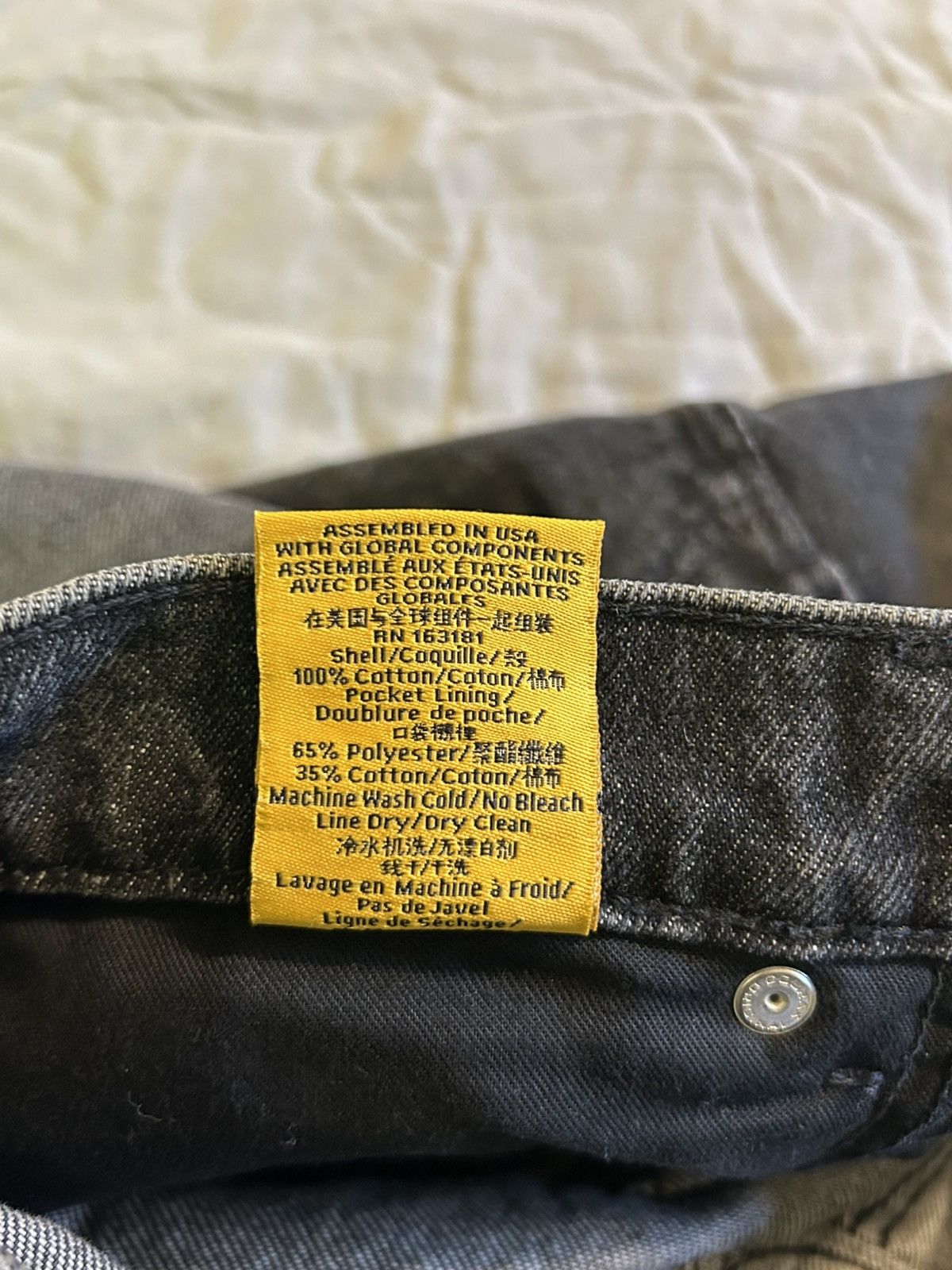 Rhude Rhude Wide Leg Black Jeans Size US 30 / EU 46 - 6 Thumbnail