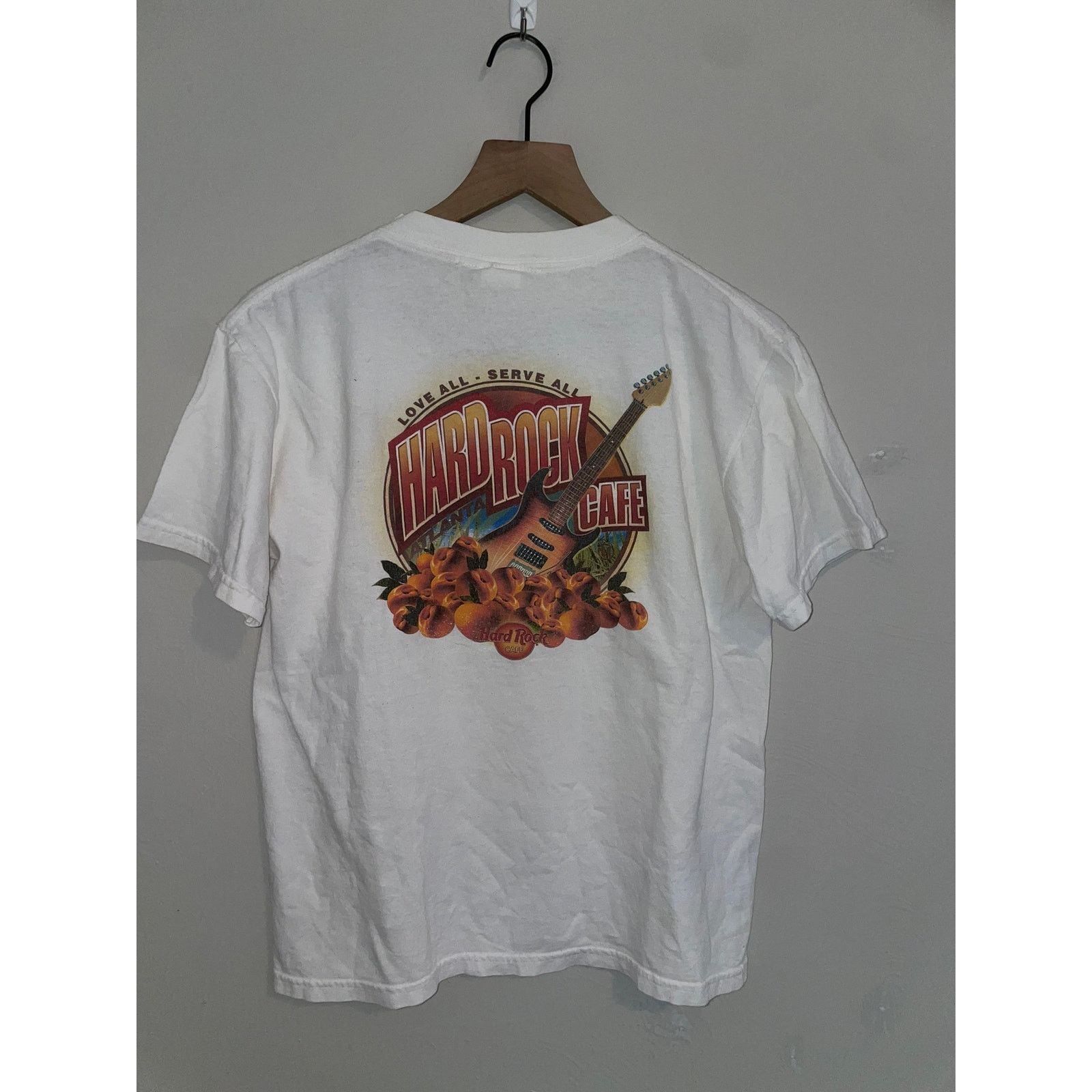 Hard Rock Cafe Womens Hard Rock Cafe Shirt Top Tee Georgia Peaches Vintage Size L / US 10 / IT 46 - 5 Thumbnail
