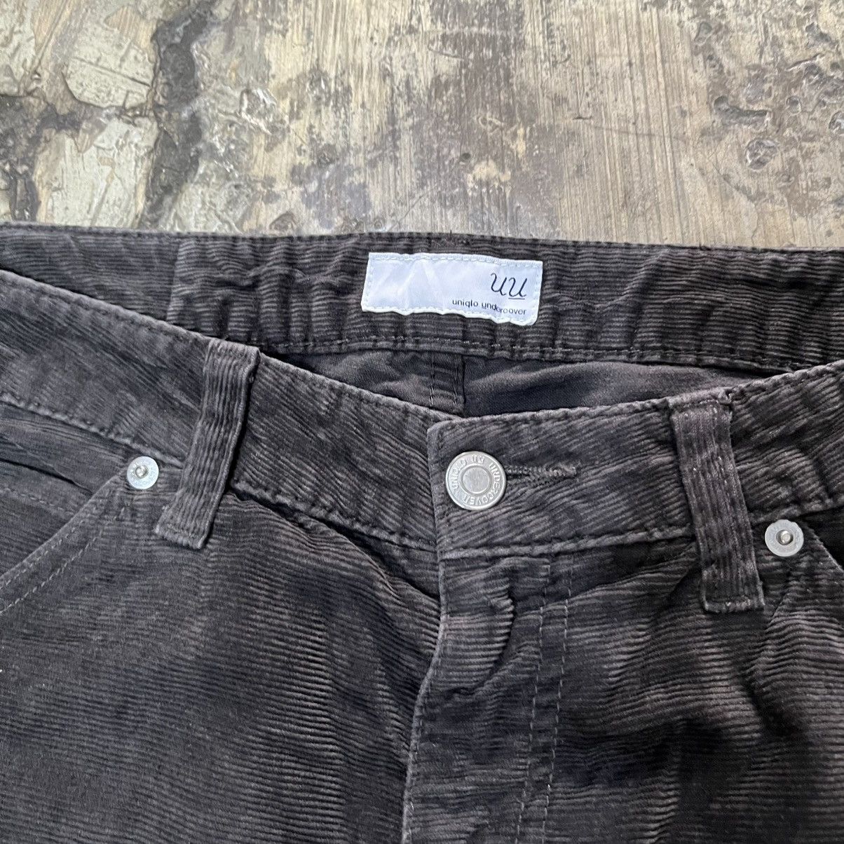 Undercover × Uniqlo UNIQLO x UNDERCOVER BLACK CORDUROY PANTS W/ ANKLE ZIPS Size US 29 - 6 Thumbnail