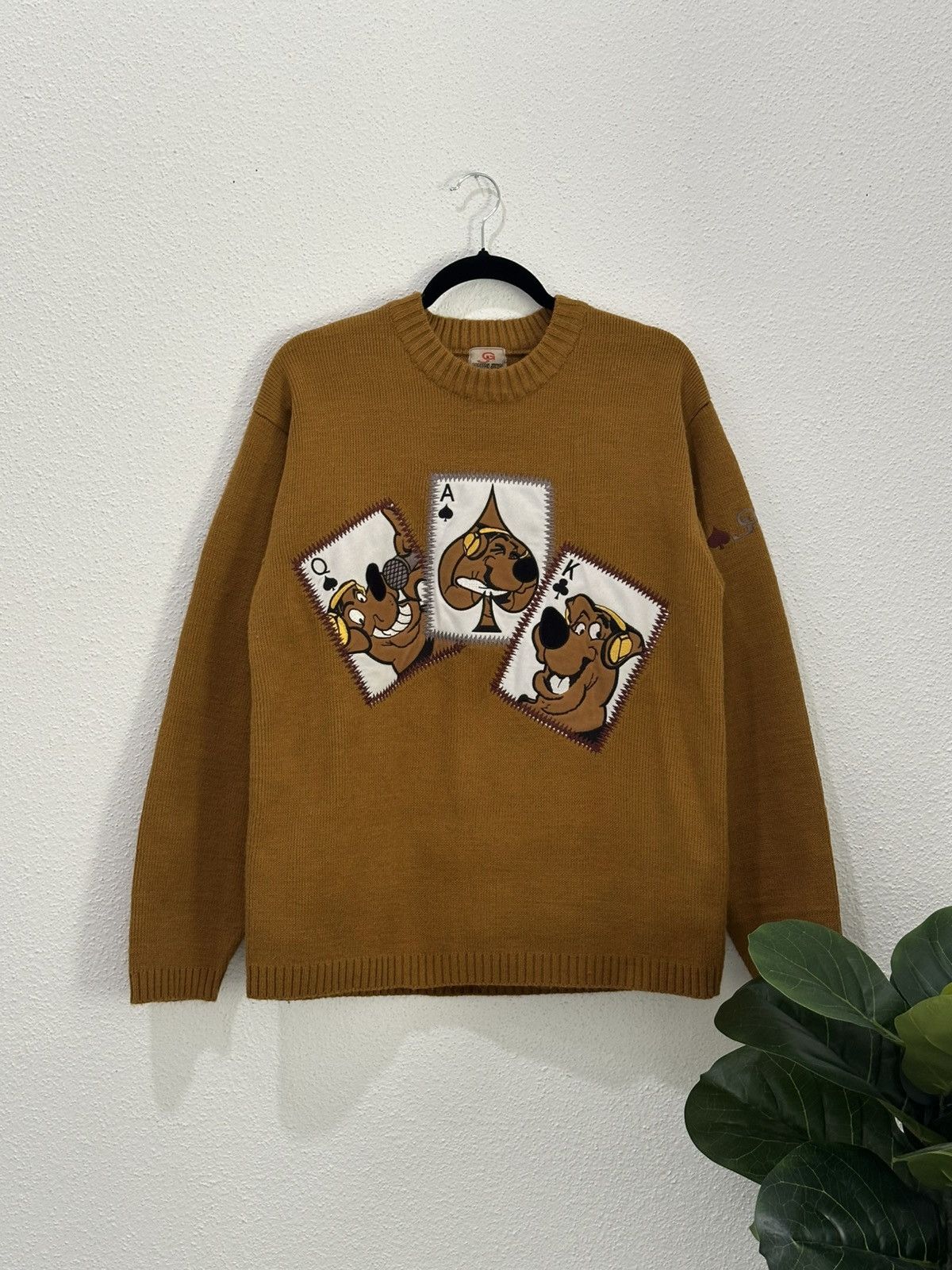 Cartoon Network Vintage 90s Godbody Junior Golden Brown Sweater Scooby Doo Size US M / EU 48-50 / 2 - 1 Thumbnail