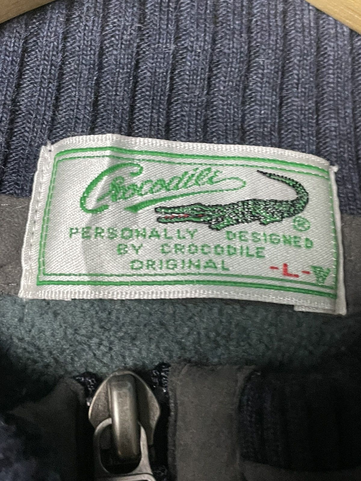 Japanese Brand × Vintage Vintage Crocodile Velvet Zipper Jacket (68) Size US S / EU 44-46 / 1 - 11 Thumbnail
