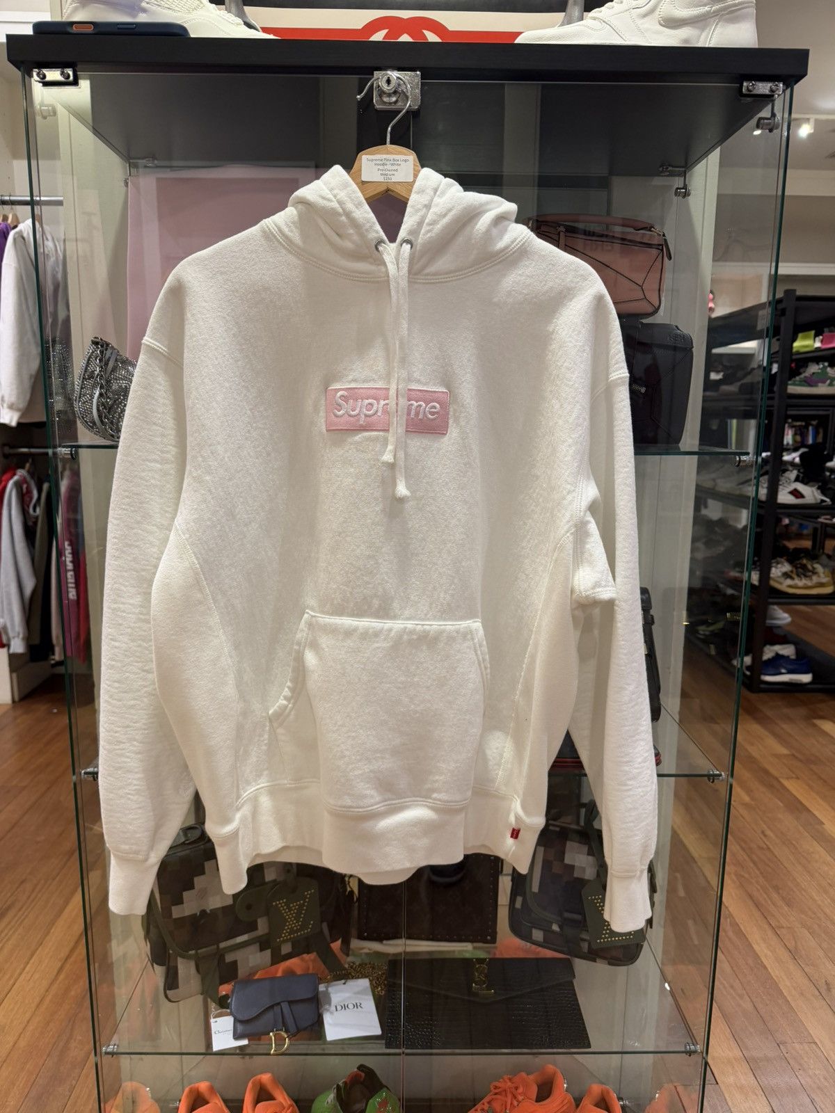 Supreme Supreme FW25 Box Logo Hoodie - White/Pink Size US M / EU 48-50 / 2 - 1 Thumbnail