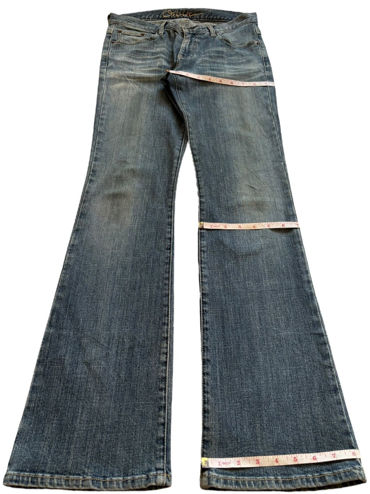 Japanese Brand Vintage Japanese Brand Mud Wash Bootcut Flare Jeans Size 29" - 14 Thumbnail