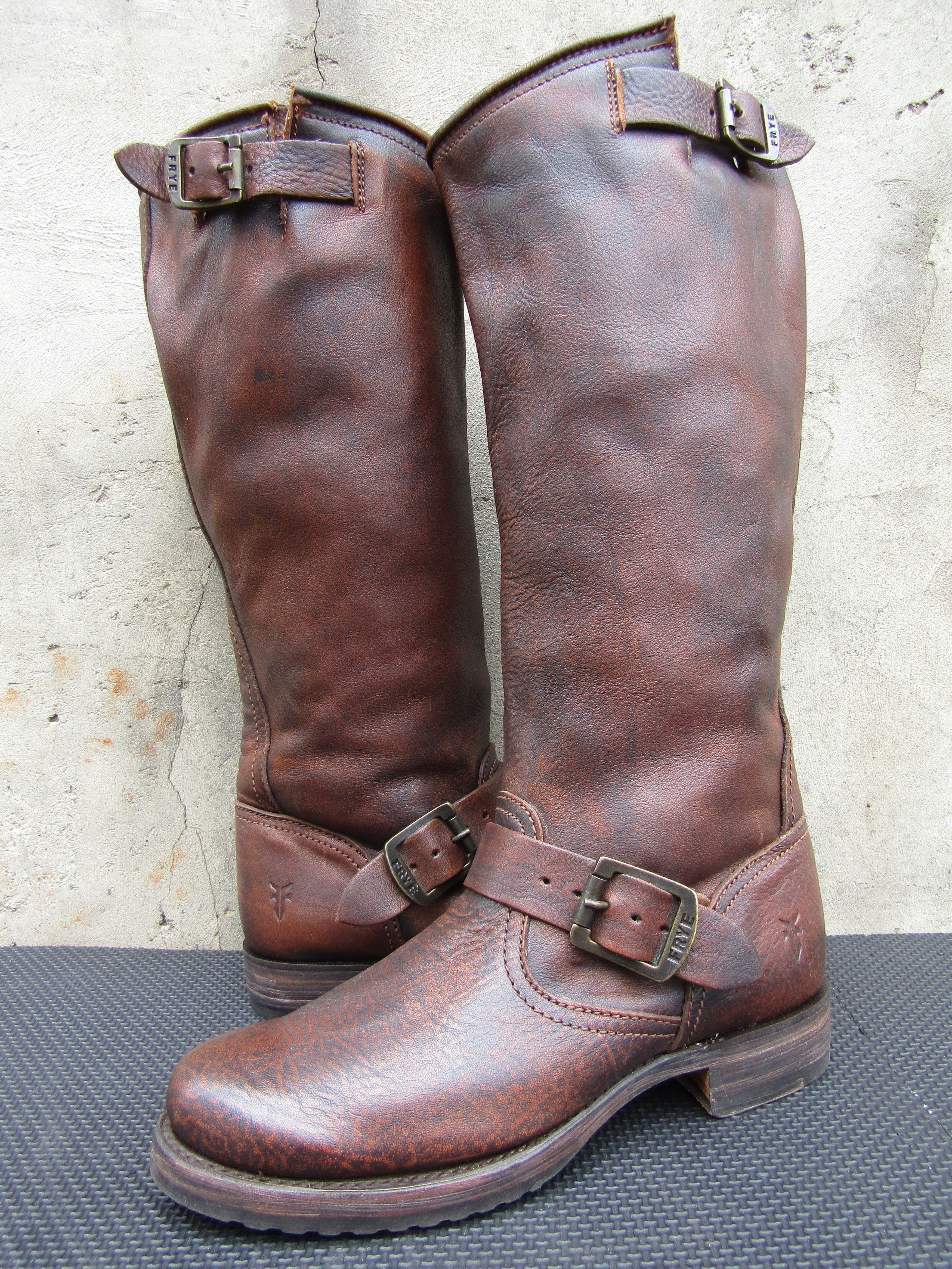 Frye FRYE Boots Womens 'Veronica' tall Leather Slouchy Moto Size US 6.5 / IT 36.5 - 1 Thumbnail