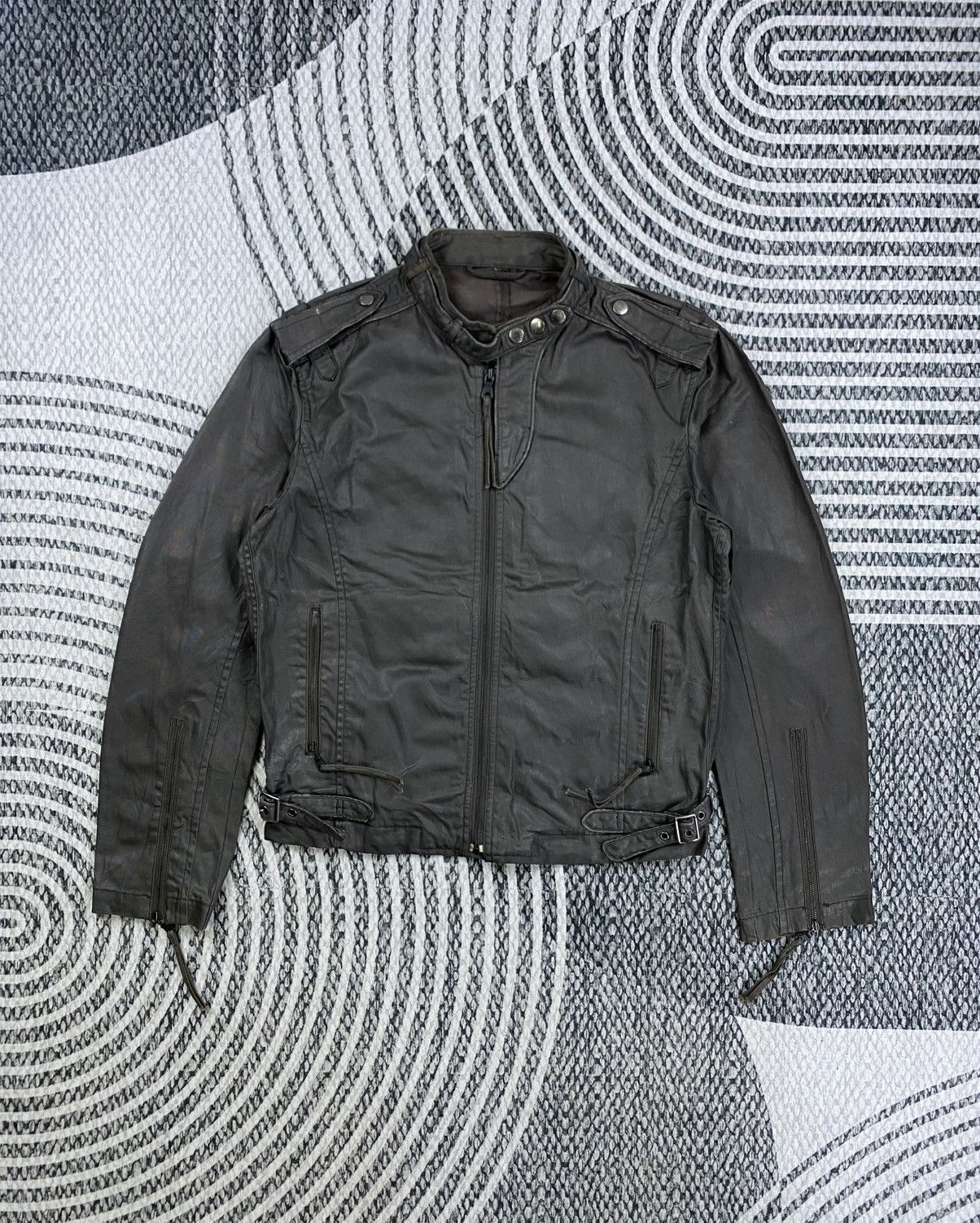 If Six Was Nine Vintage M.F Editorial Bondage Zipper Jacket Size US M / EU 48-50 / 2 - 1 Thumbnail