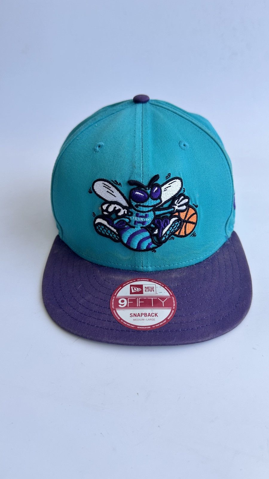 New Era ⁠New Era 9FIFTY Charlotte Hornets Snapback Hat NBA Cap M/L⁠ Size ONE SIZE - 2 Thumbnail