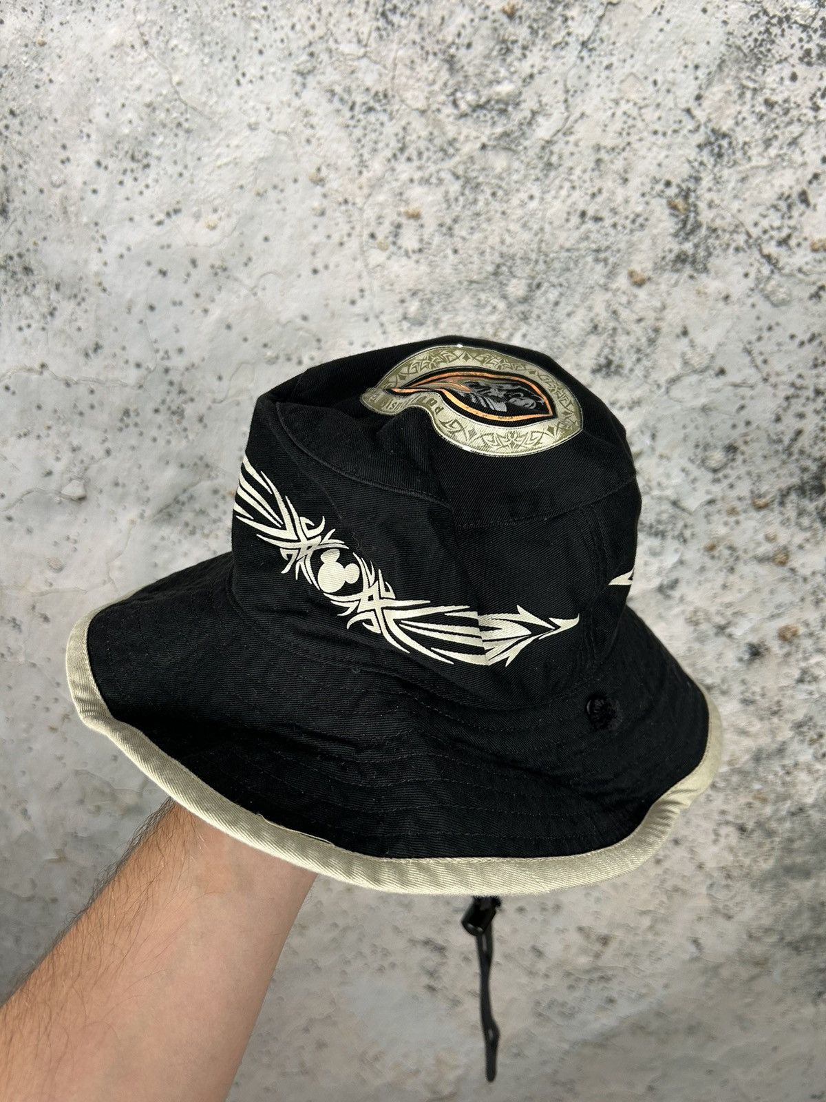 Disney Vintage Disneyland 90s Mickey Mouse Hat Archival Movie Size ONE SIZE - 1 Thumbnail