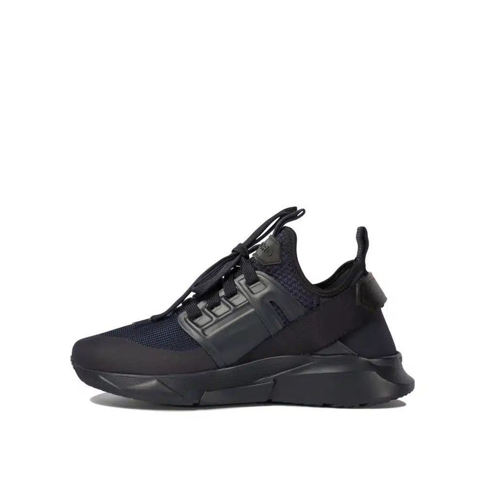 Tom Ford o1loc1c0325 J1100 Jago Low-Top Sneakers in Black Blue Size US 8 / EU 41 - 1 Thumbnail