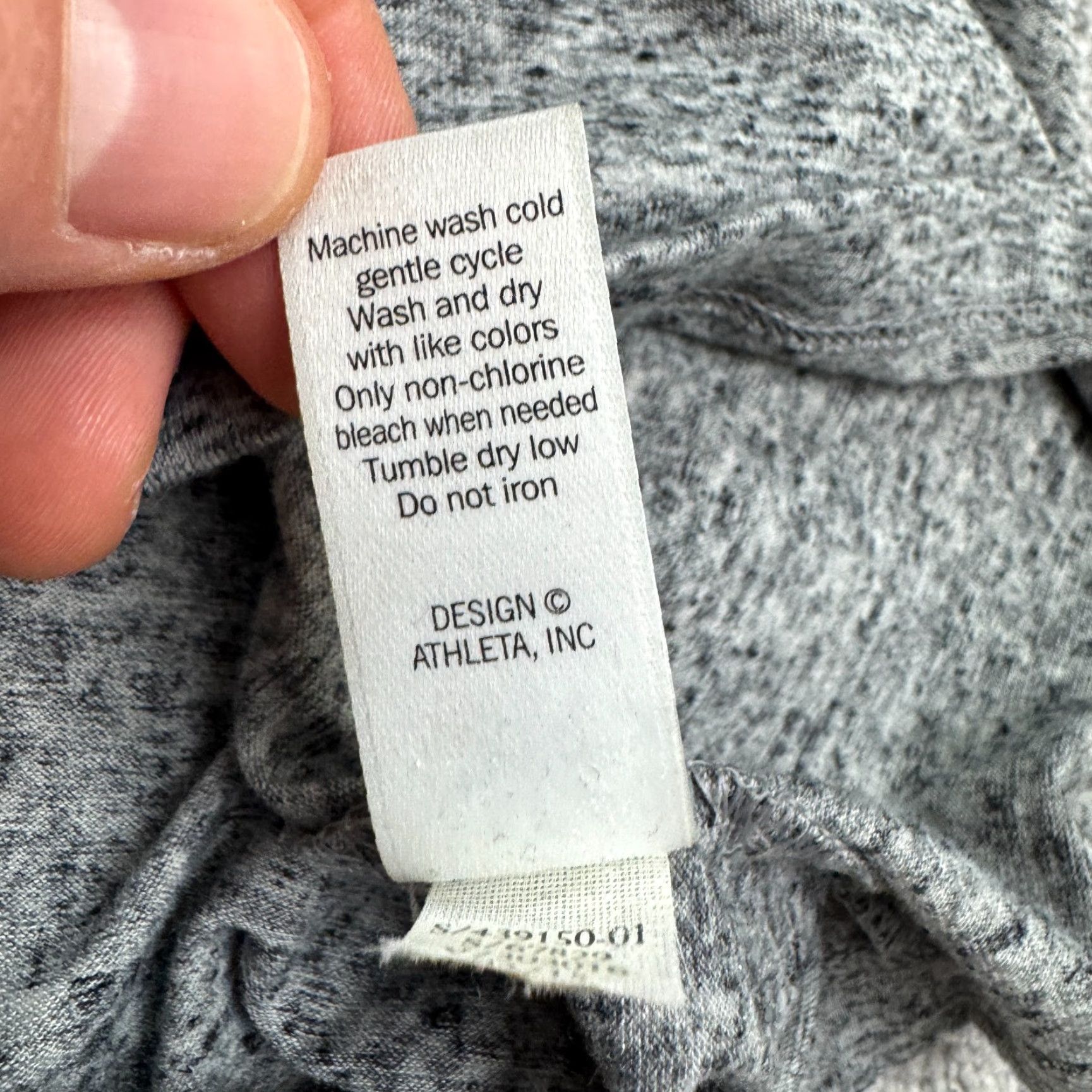 Athleta Athleta Dress Womens Small Gray Mini Sleeveless Casual Linen Spandex Polyester Knit Cut Out Back Round Neck Vintage No (note: adjust) Size S / US 4 / IT 40 - 7 Thumbnail