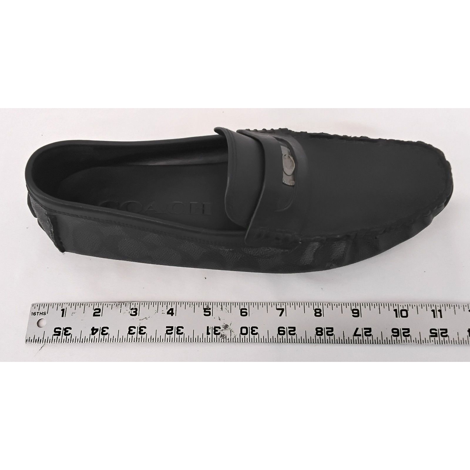 Coach Coach Leather Men's Loafers Black Size 8D Size US 8 / EU 41 - 13 Thumbnail