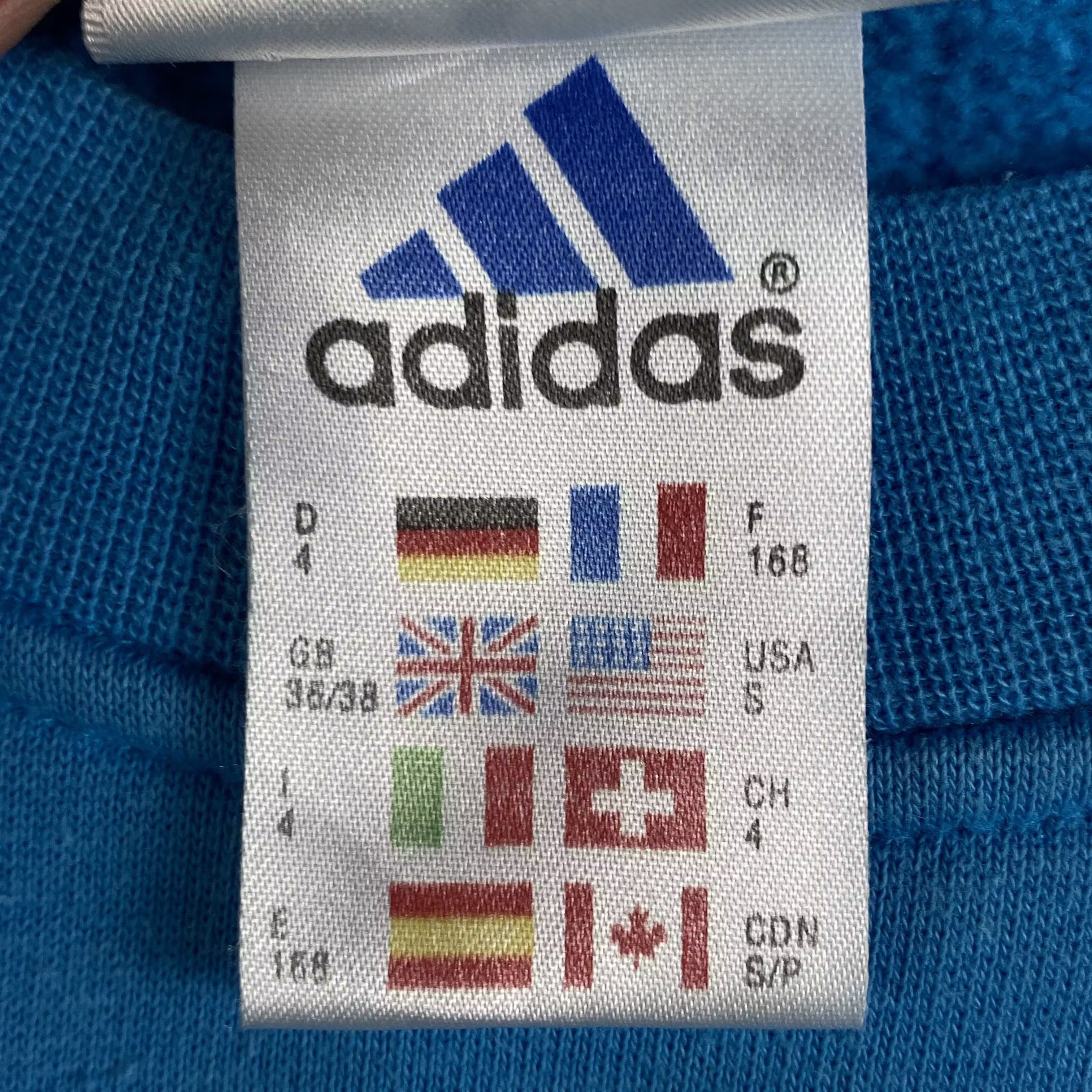 Adidas × Vintage Mens Sweatshirt Adidas Vintage Size S Blue Size US S / EU 44-46 / 1 - 6 Thumbnail
