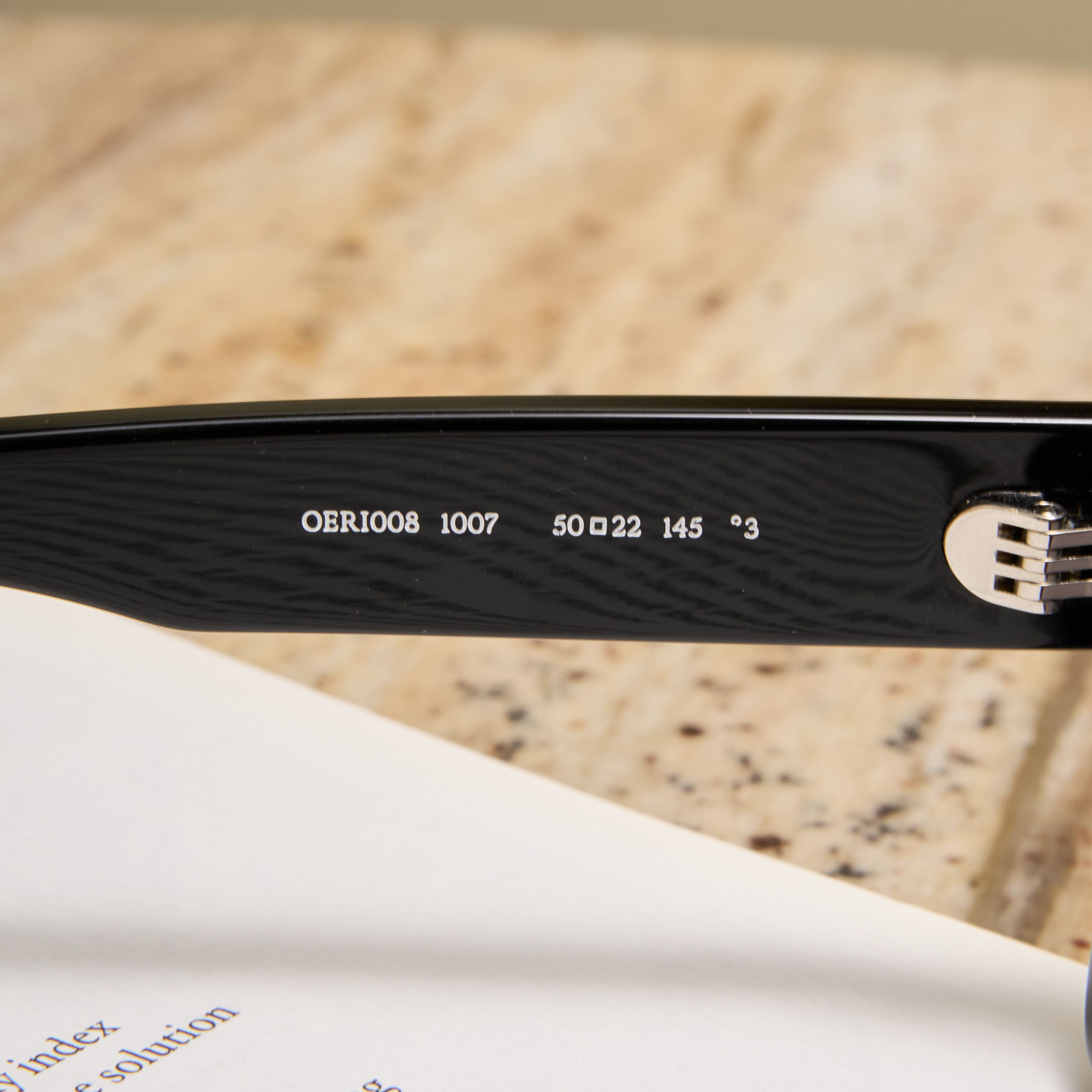 Off-White OFF WHITE Virgil Square Frame Sunglasses BLACK Size ONE SIZE - 6 Thumbnail