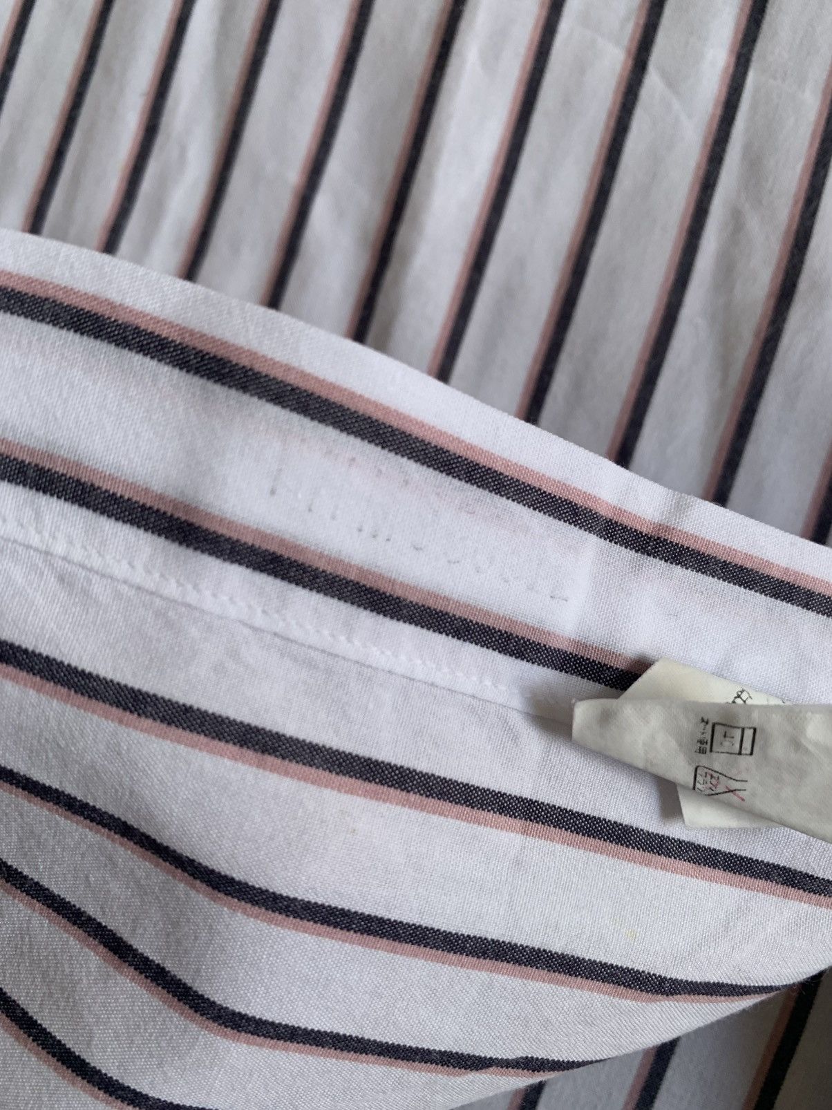 Issey Miyake 💥LAST SALE💥Issey Miyake Striped Shirt Japan Size US L / EU 52-54 / 3 - 7 Thumbnail