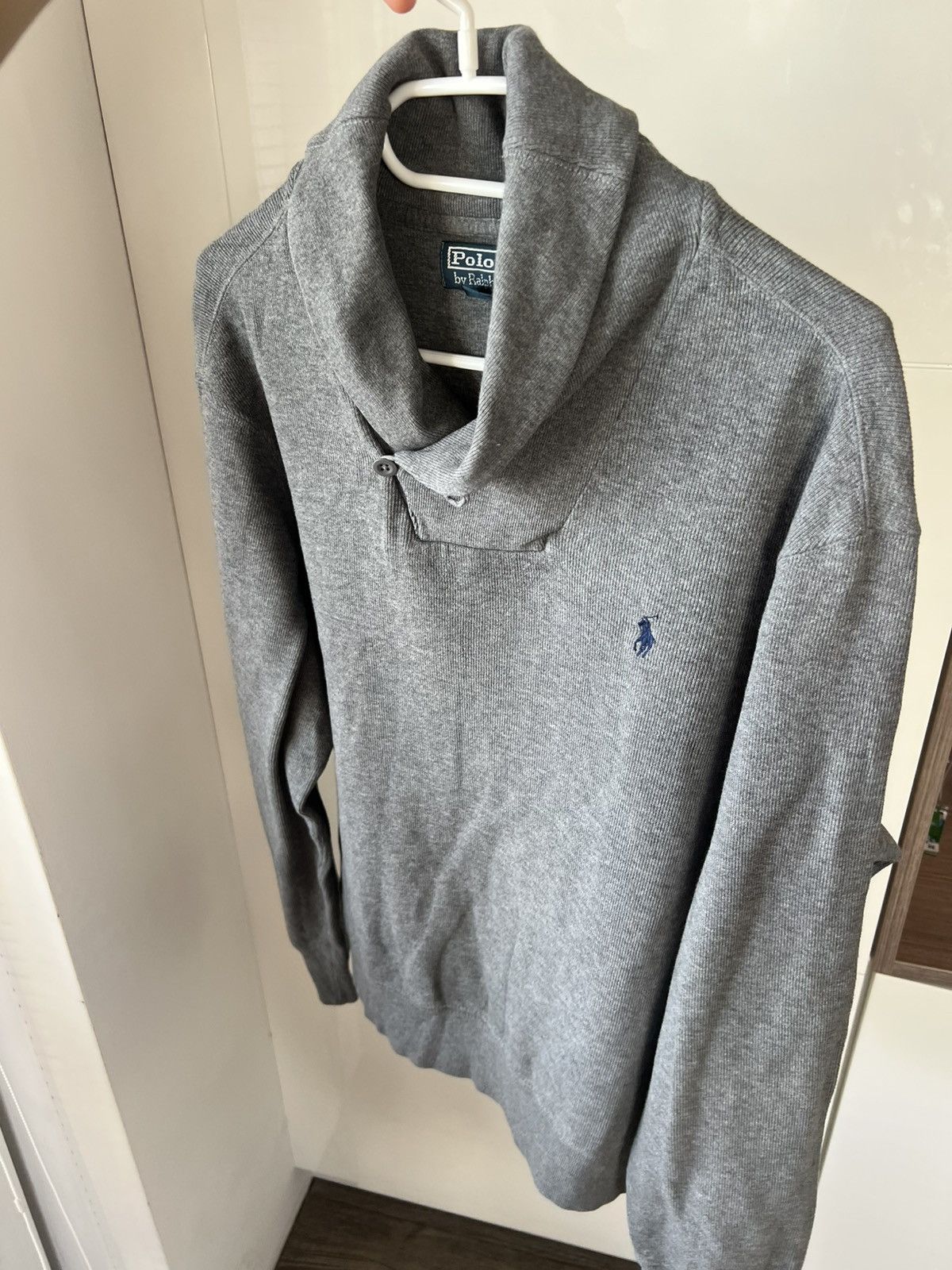 Vintage ‼️VINTAGE POLO RALPH LAUREN Knited HIGH NECK Oldmoney Sweater Size US L / EU 52-54 / 3 - 3 Thumbnail