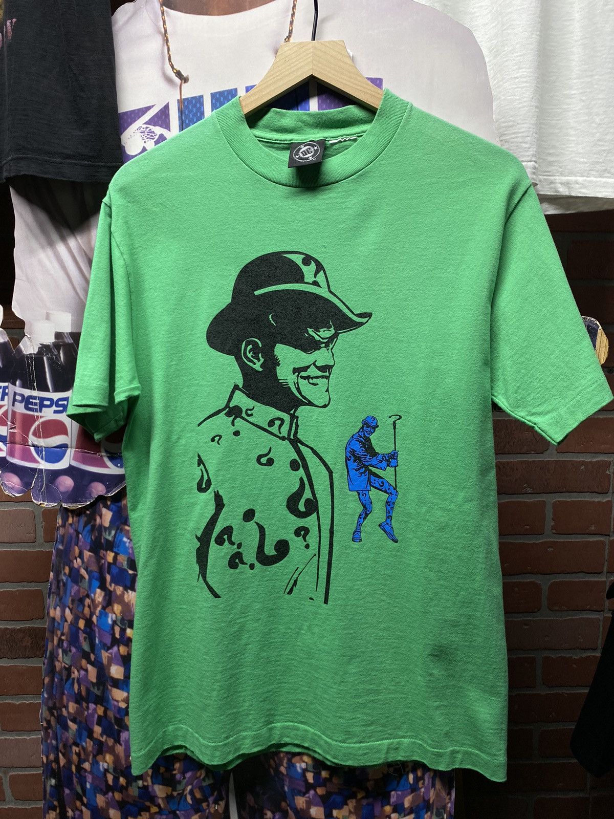 90’s Vintage Riddler Batman DC Comics Tee Shirt Medium