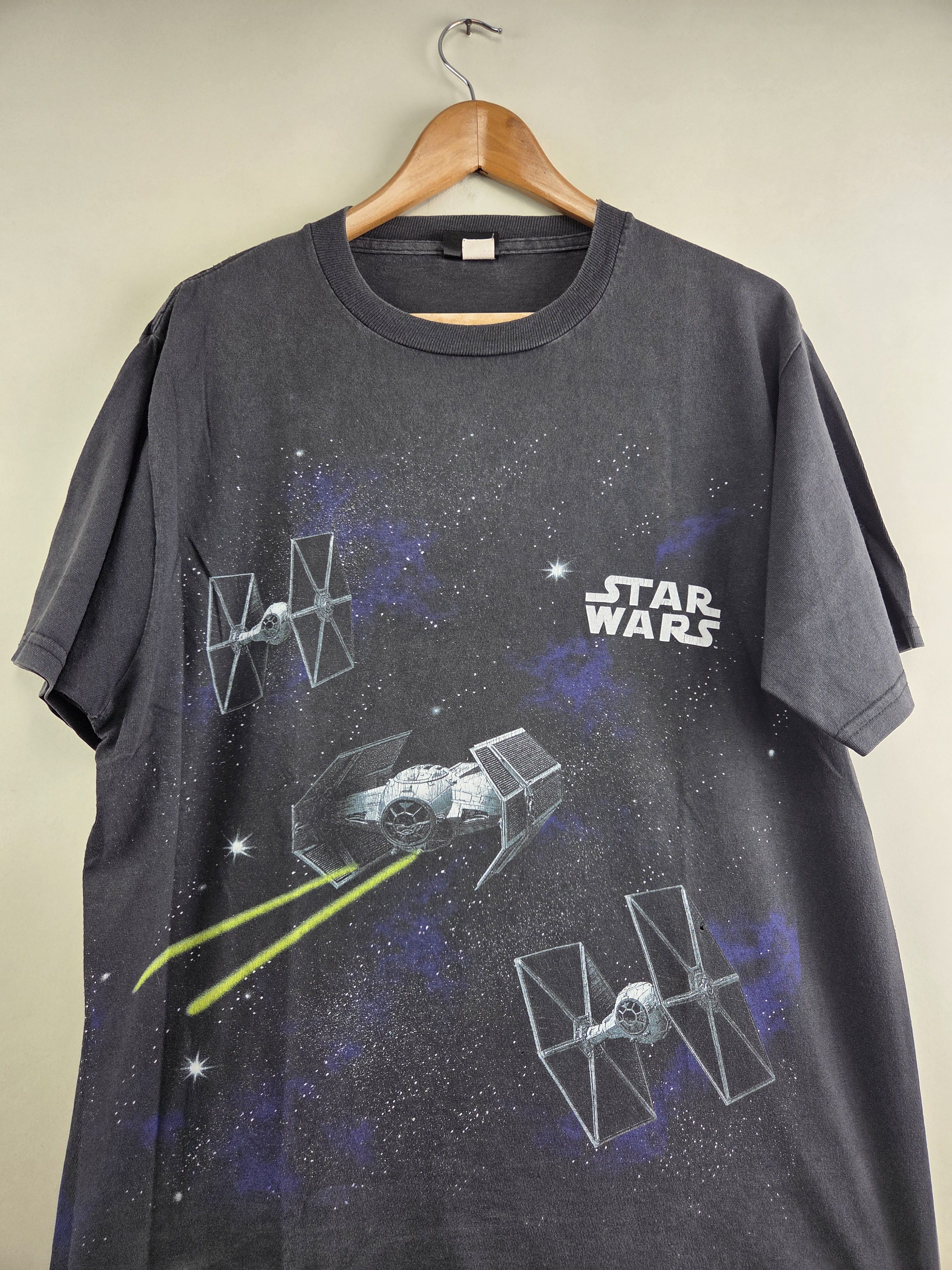 Star Wars × Vintage 90s Star Wars Death star All over print L 21.5" 29.5" Size US L / EU 52-54 / 3 - 2 Thumbnail