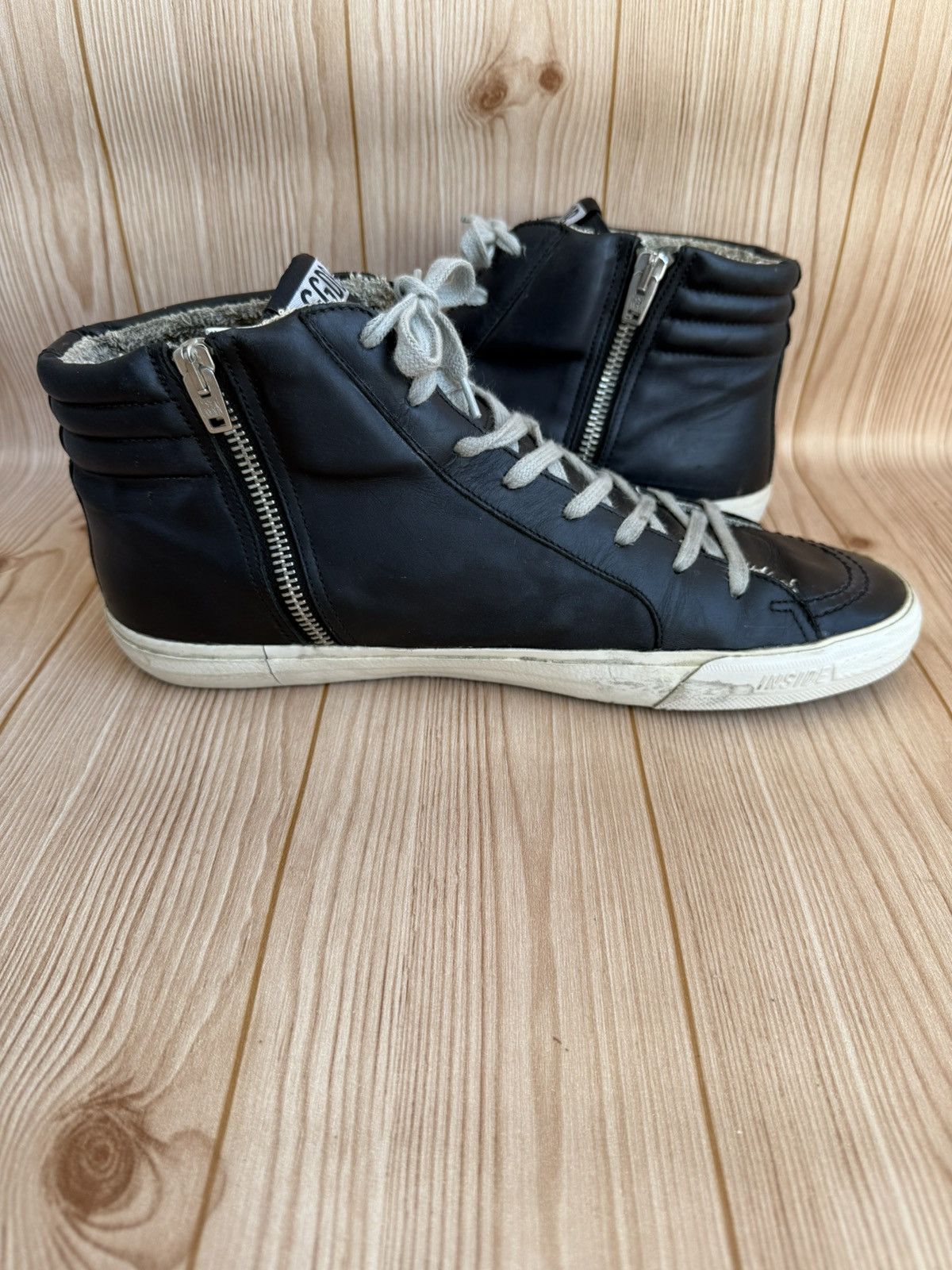 Golden Goose Studded slide leather trainers Size US 8 / EU 41 - 11 Thumbnail