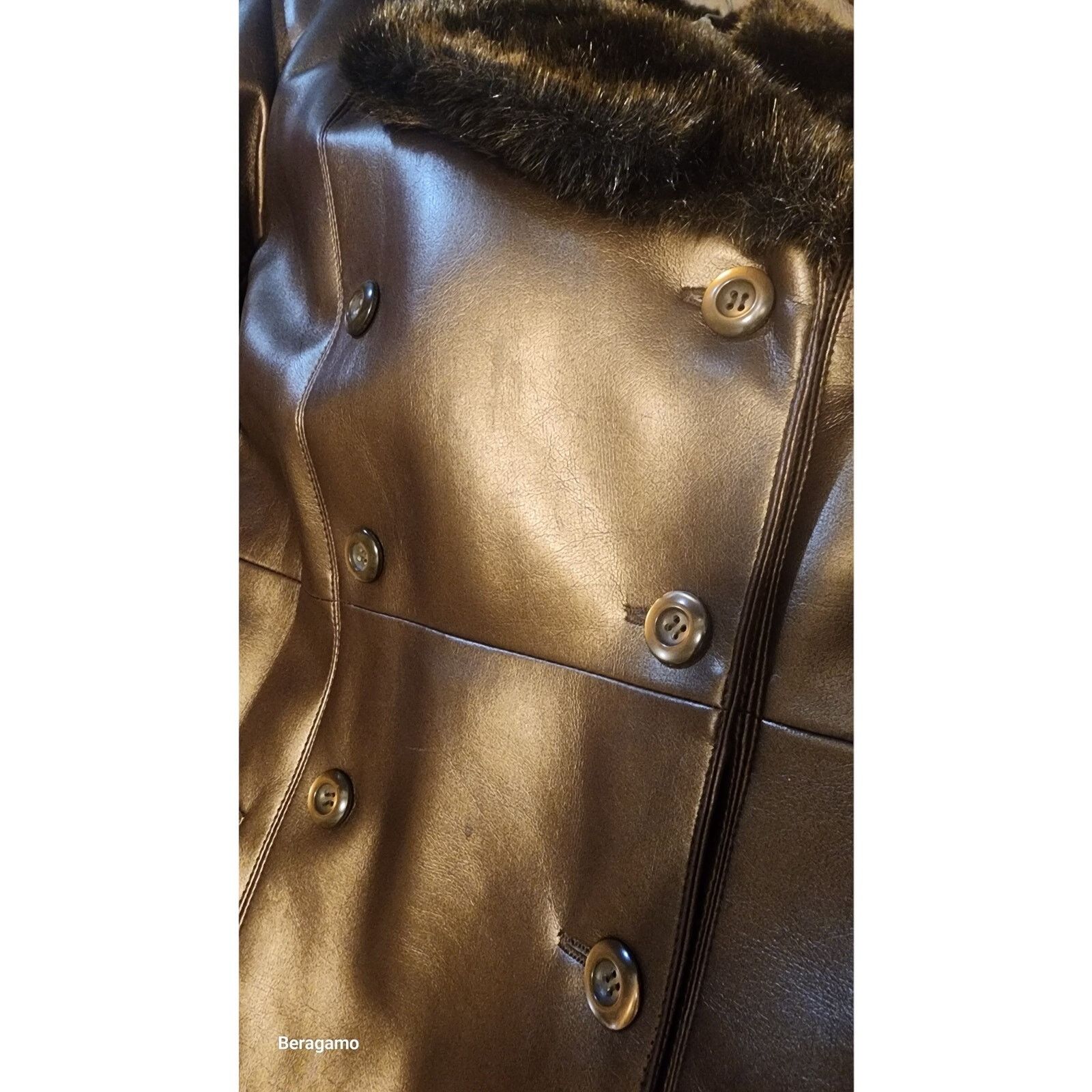 BB Dakota B B Dakota Pret A Porter Coat Brown With Fake Fur Jacket, L Size L / US 10 / IT 46 - 7 Thumbnail