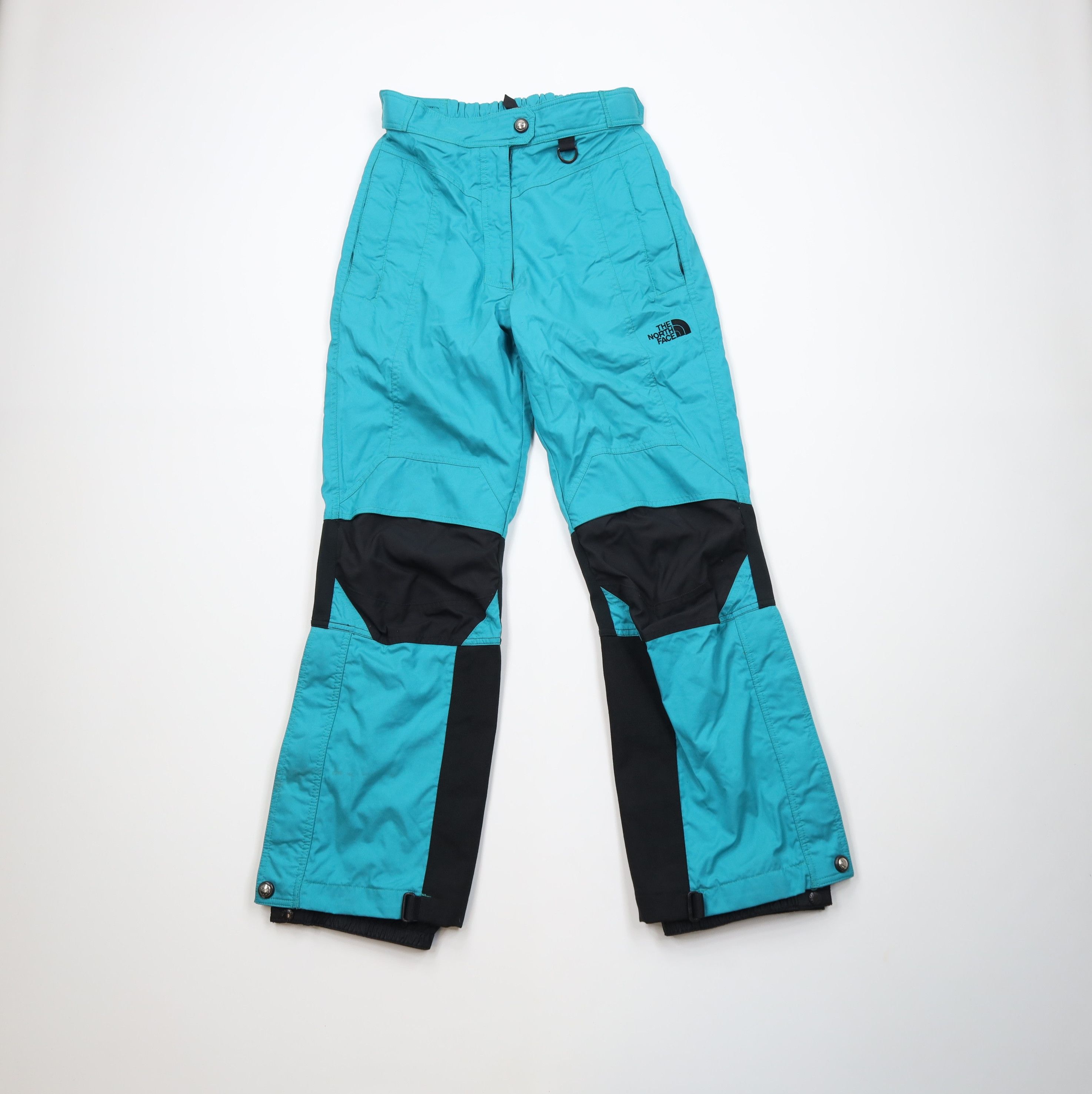 The North Face Vintage 90s The North Face Spell Out Winter Snow Pants Teal Size 30" / US 8 / IT 44 - 1 Thumbnail