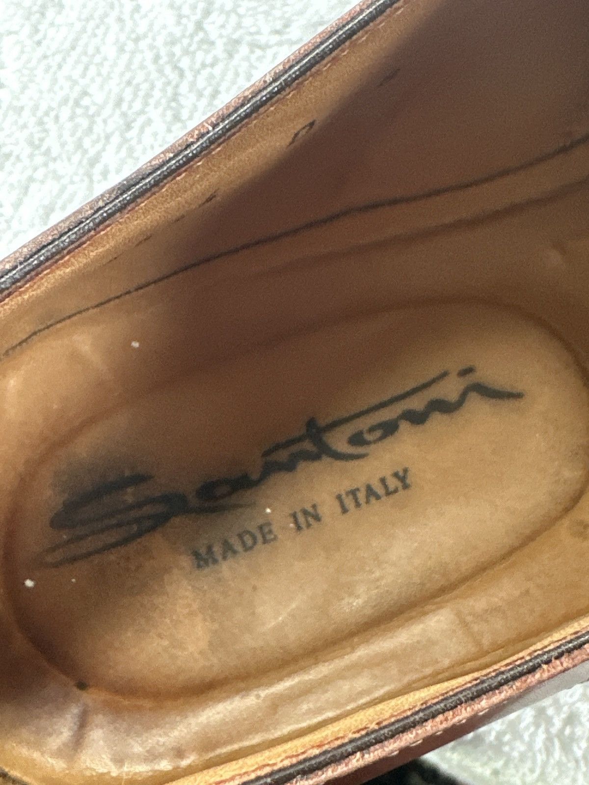 Santoni Santoni Made in Italy Brown Leather Shoes Size 8D Size US 8 / EU 41 - 10 Thumbnail