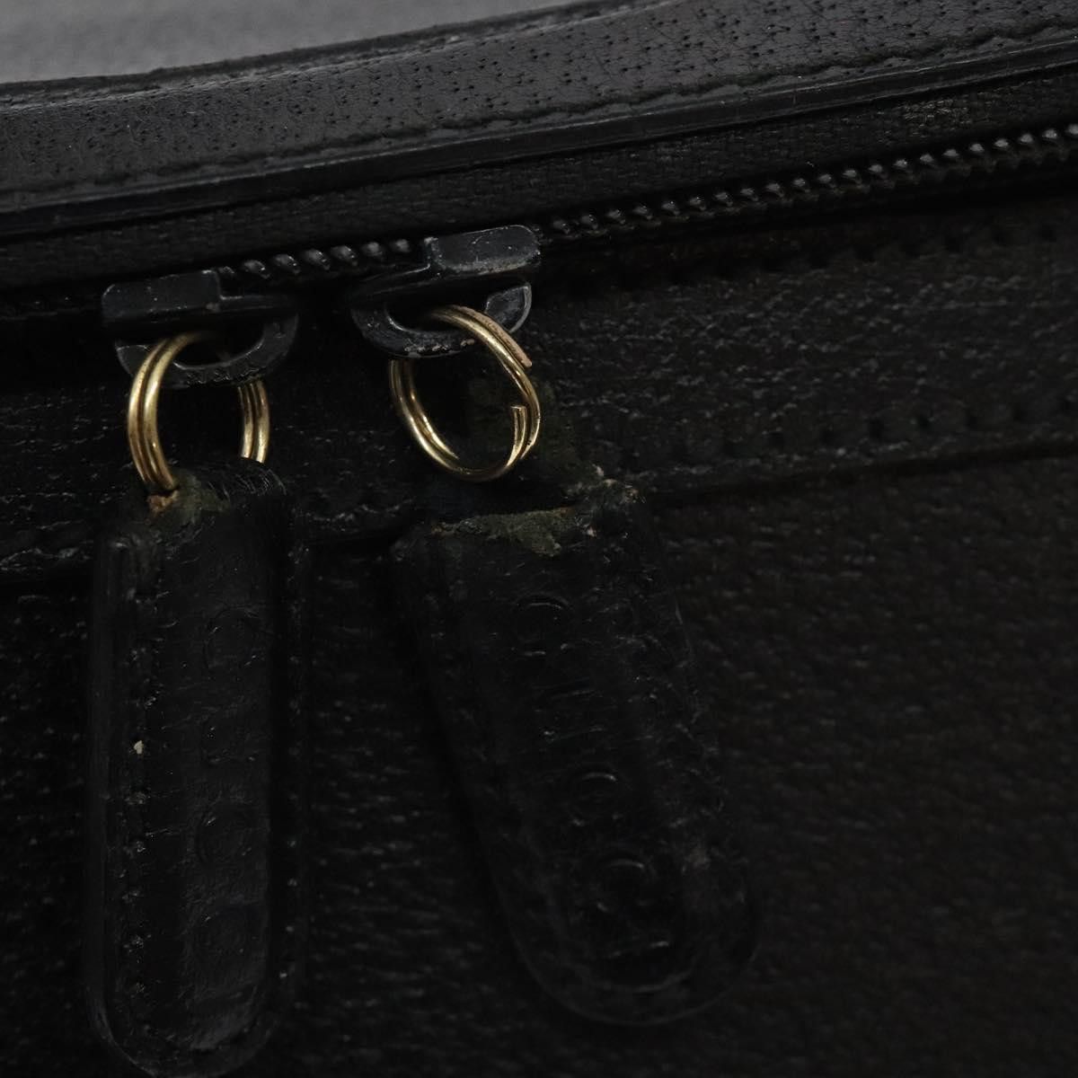 Gucci GUCCI Bamboo Hand Bag Leather Black Gold 013 122 013 122 Size ONE SIZE - 15 Thumbnail