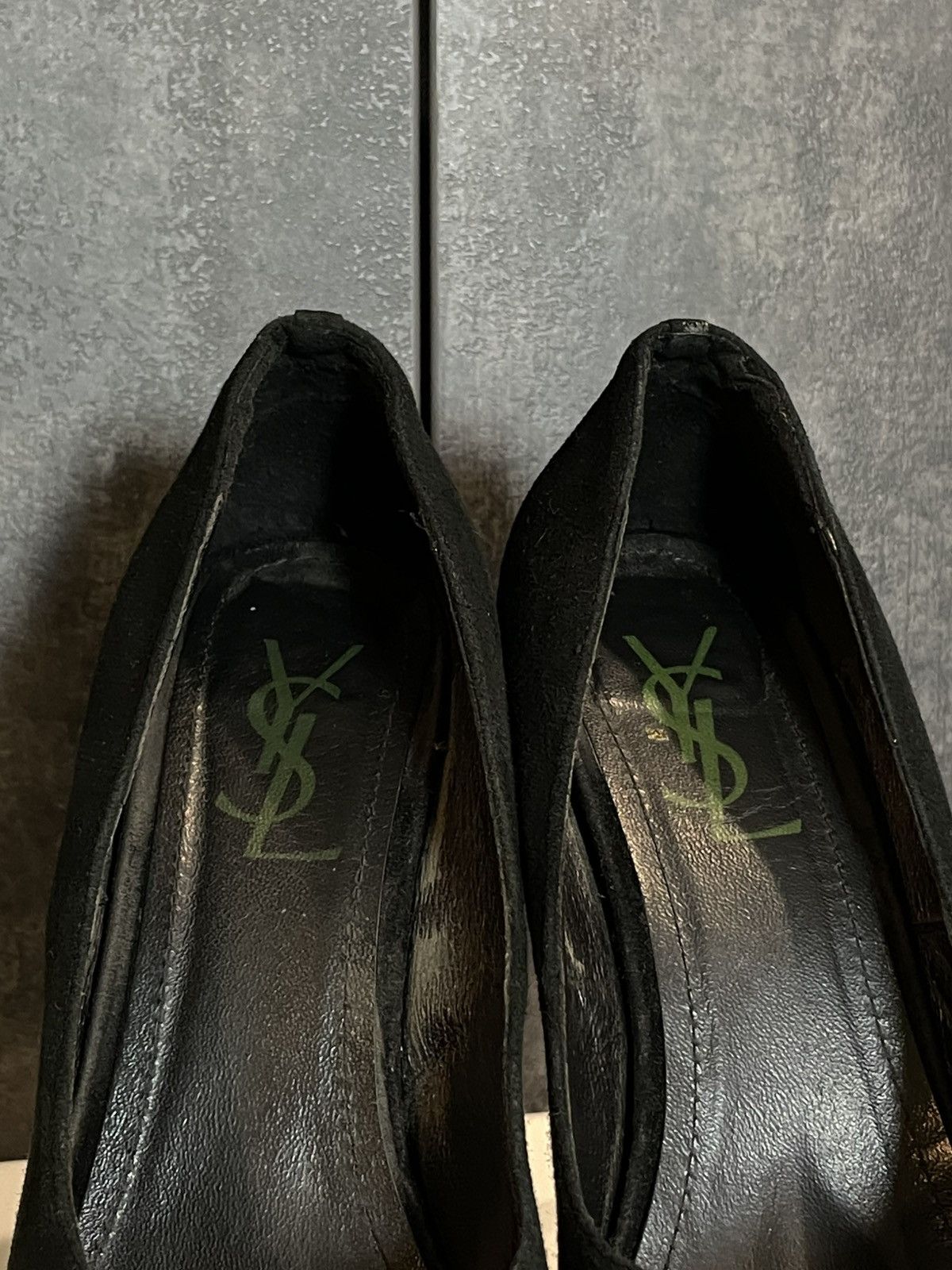 Saint Laurent Paris Vintage Yves Saint Laurent YSL Suede Tribtoo Pumps Heels Miu Size US 9 / IT 39 - 9 Thumbnail