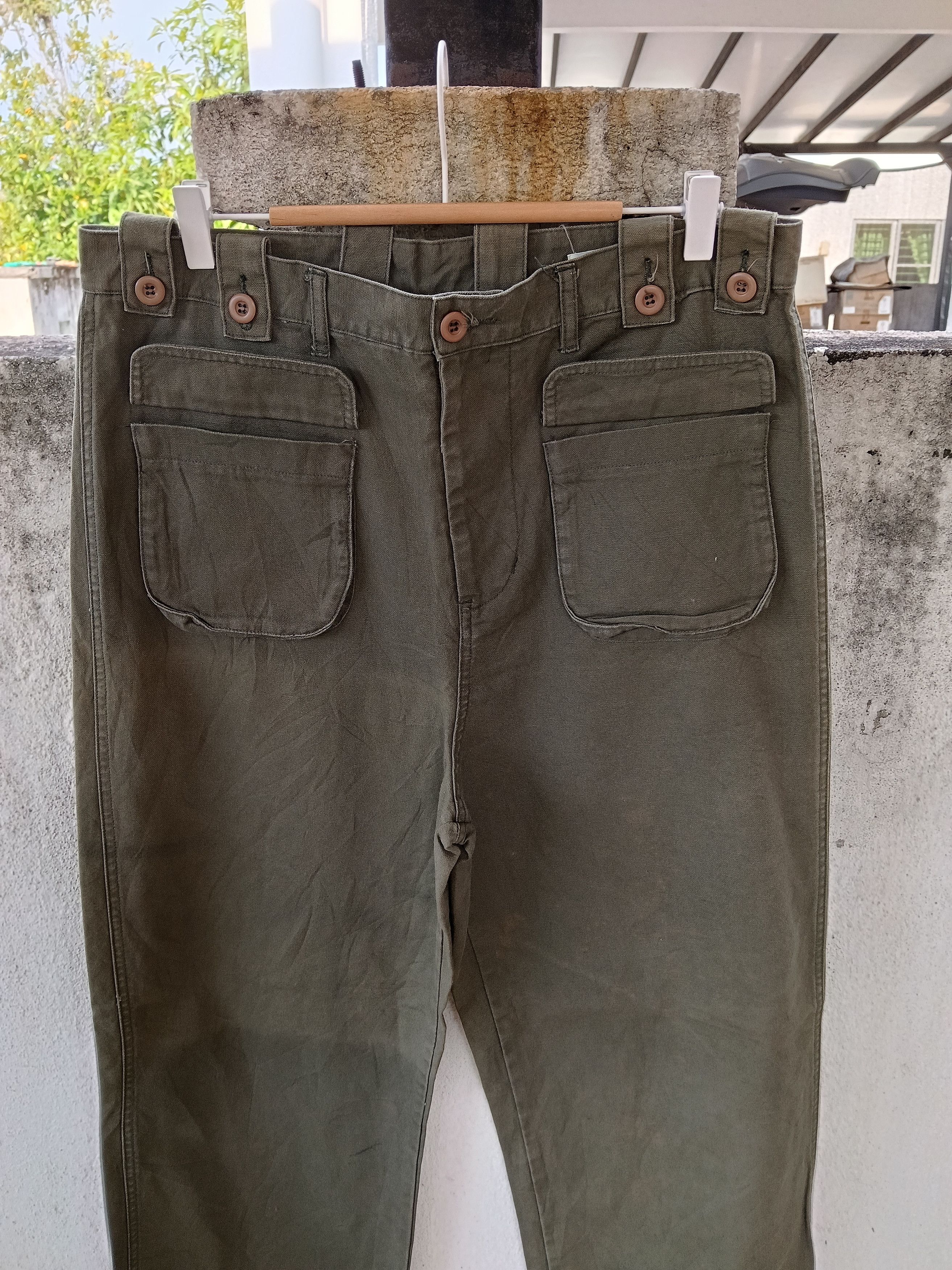 Japanese Brand 💥Japanese Brand Yokohama Staff Loose Pants 💥 Size US 35 - 7 Thumbnail