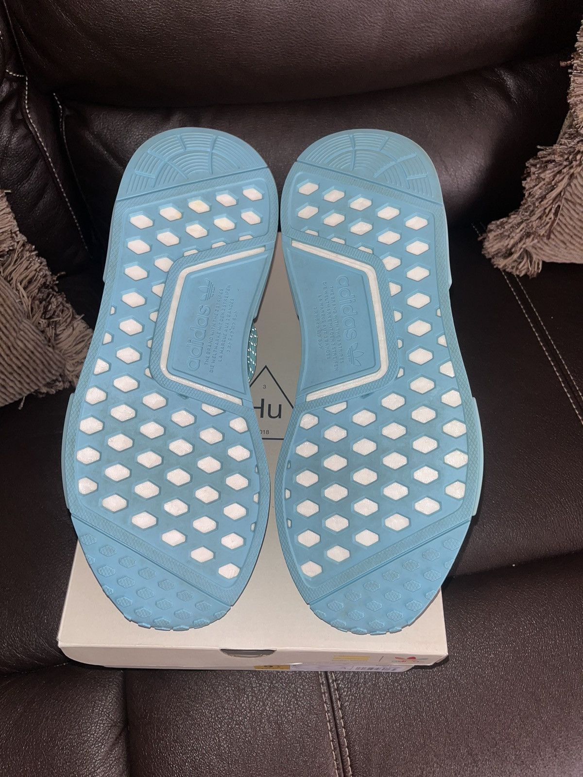 Adidas × Human Made NMD HUMAN MADE CLEAR AQUA - SEND OFFERS ‼️ Size US 9.5 / EU 42-43 - 7 Thumbnail