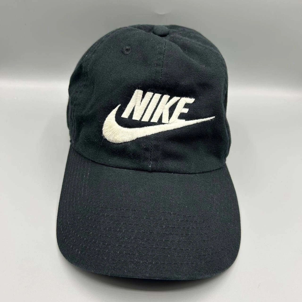 Nike Nike Heritage 86 Hat Men Black Embroidered Strap Back Cotton Size ONE SIZE - 1 Thumbnail