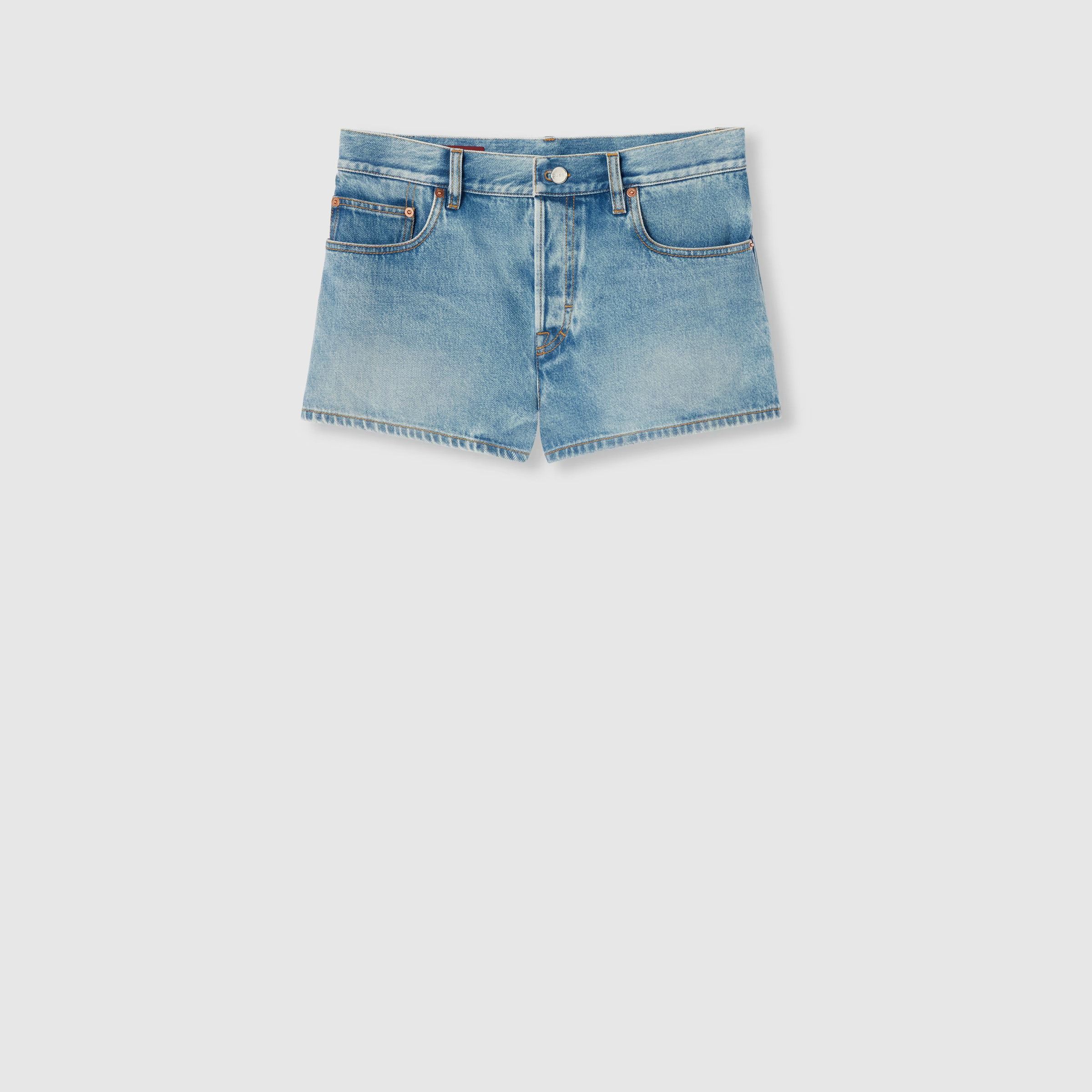 Gucci Gucci Stone-Washed Denim Shorts tag size 27 Women - USA Duties Paid Size 27" / US 4 / IT 40 - 1 Thumbnail