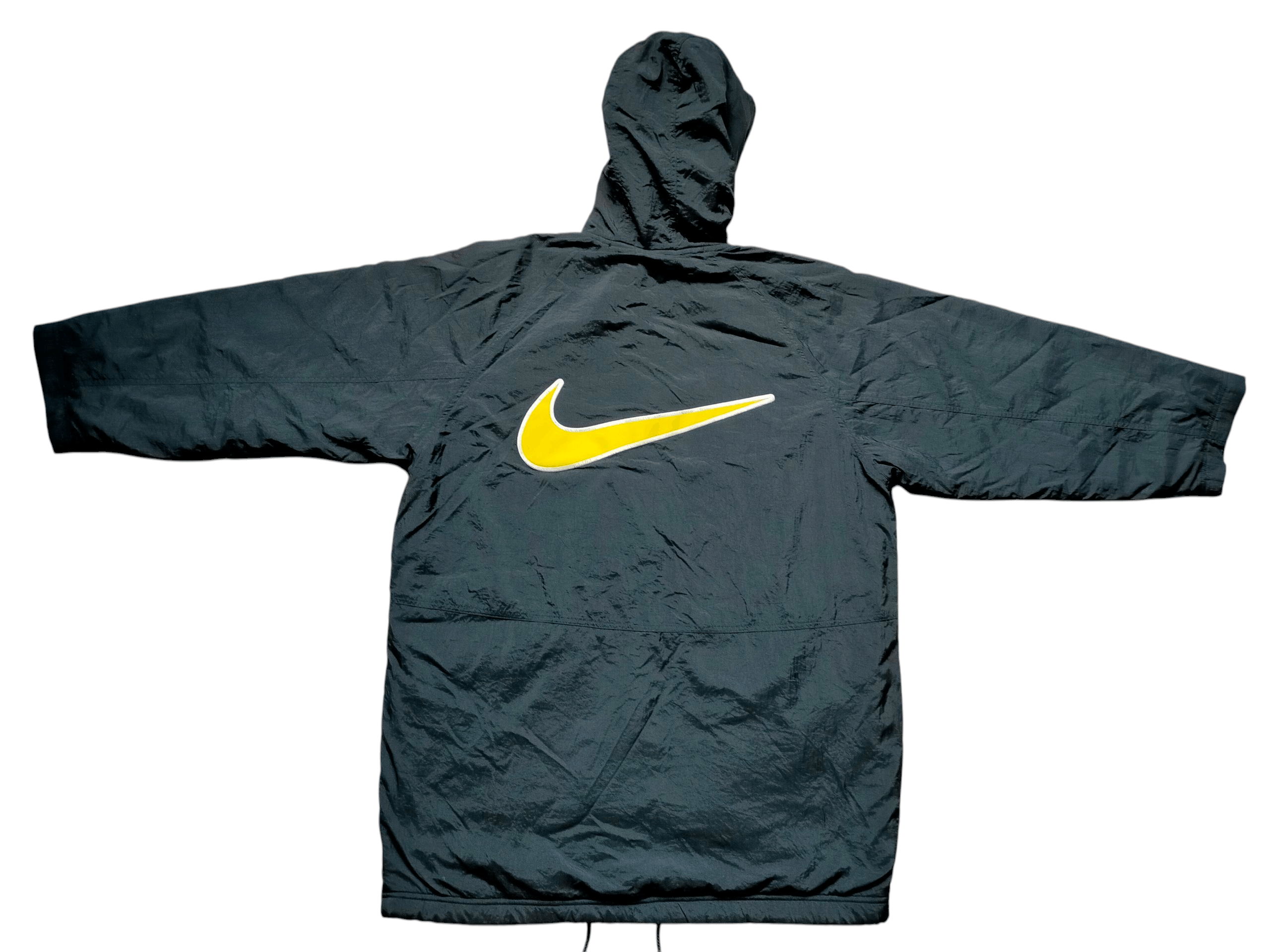 Nike Vintage 90s Nike Swoosh Long jacket Size US L / EU 52-54 / 3 - 4 Thumbnail