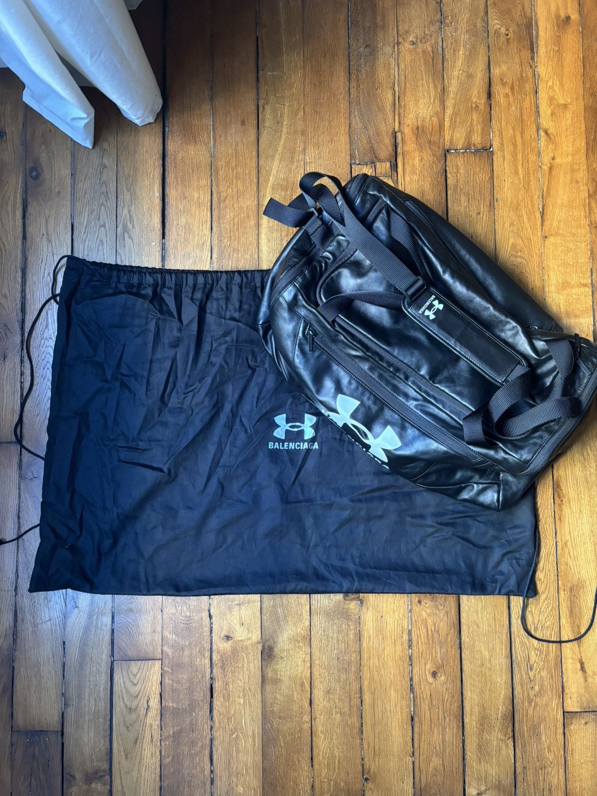 Balenciaga × Under Armour Leather duffle bag/gym bag Size ONE SIZE - 8 Thumbnail