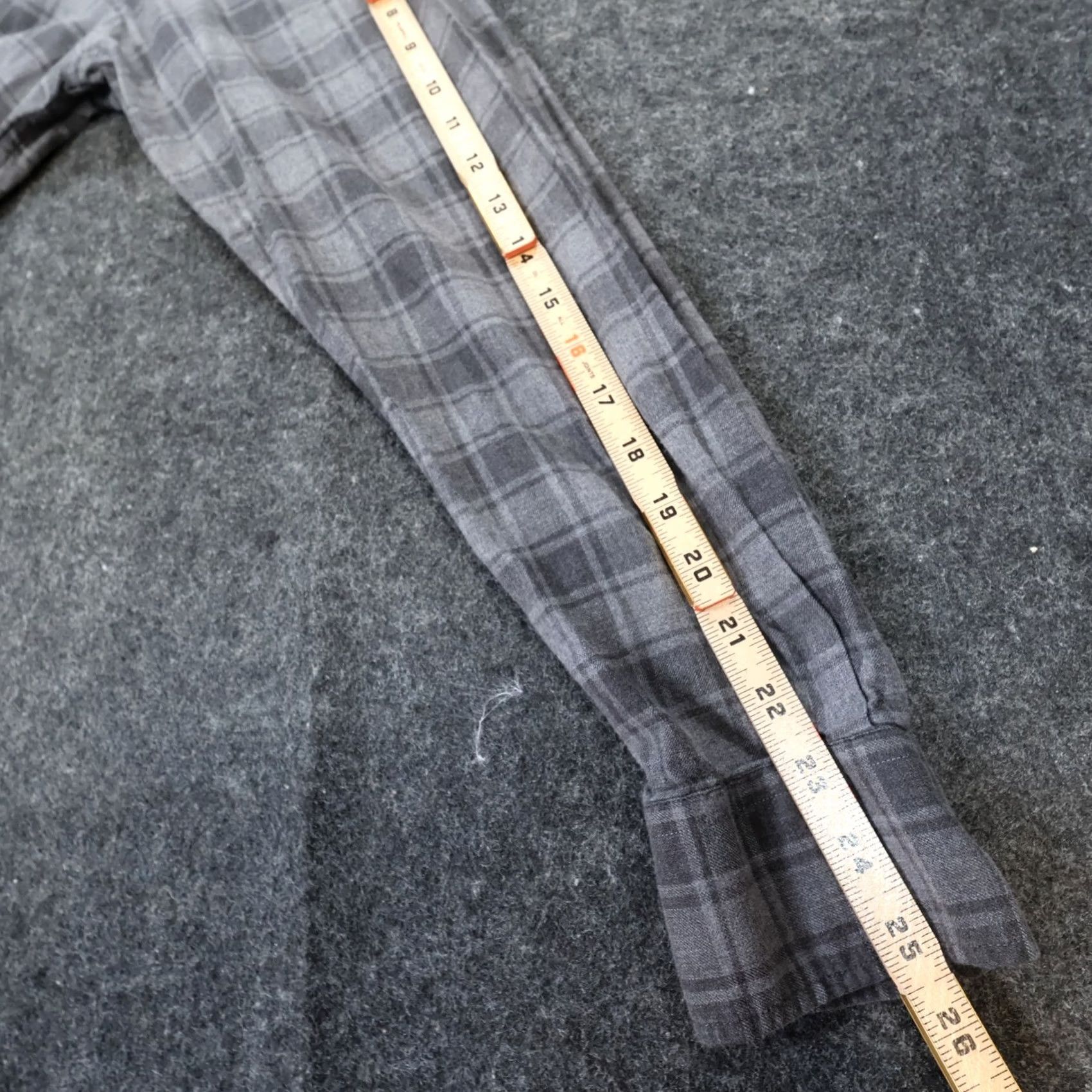 Hartford Hartford Button Up Shirt Mens XL Gray Plaid Flannel Long Sleeve Casual Size US XL / EU 56 / 4 - 5 Thumbnail