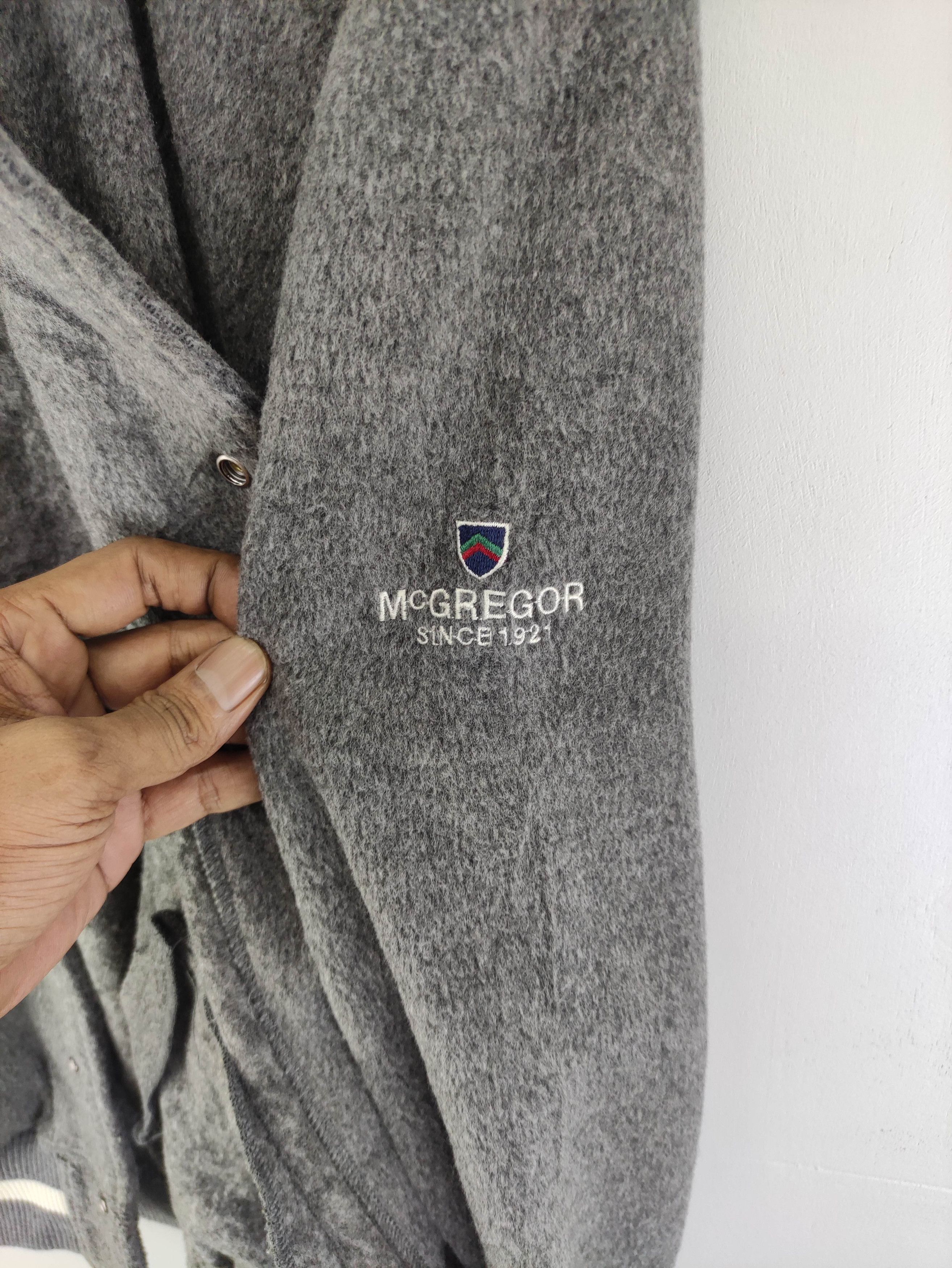 McGregor Vintage McGregor Varsity Fleece Jacket Snap Button Size US L / EU 52-54 / 3 - 2 Thumbnail
