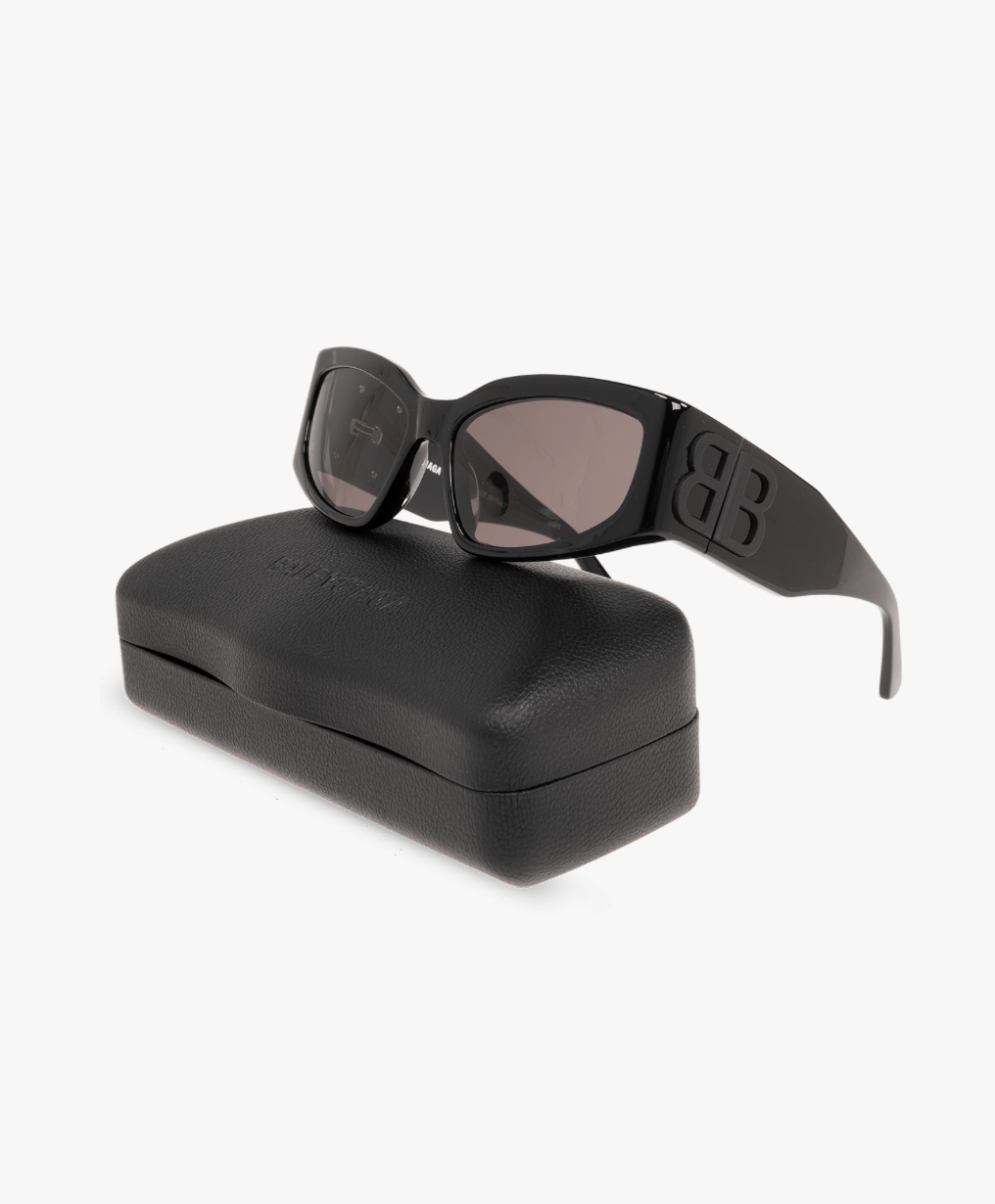 image of New Balenciaga Bb0324Sk - 001 Sunglasses in Black, Men's