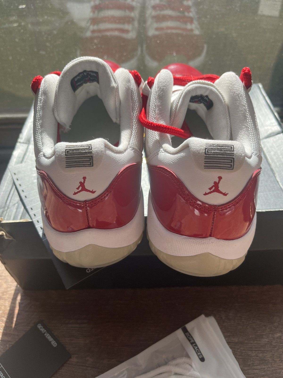 Nike Jordan 11 Varsity Red (Cherry) Size US 11 / EU 44 - 9 Thumbnail