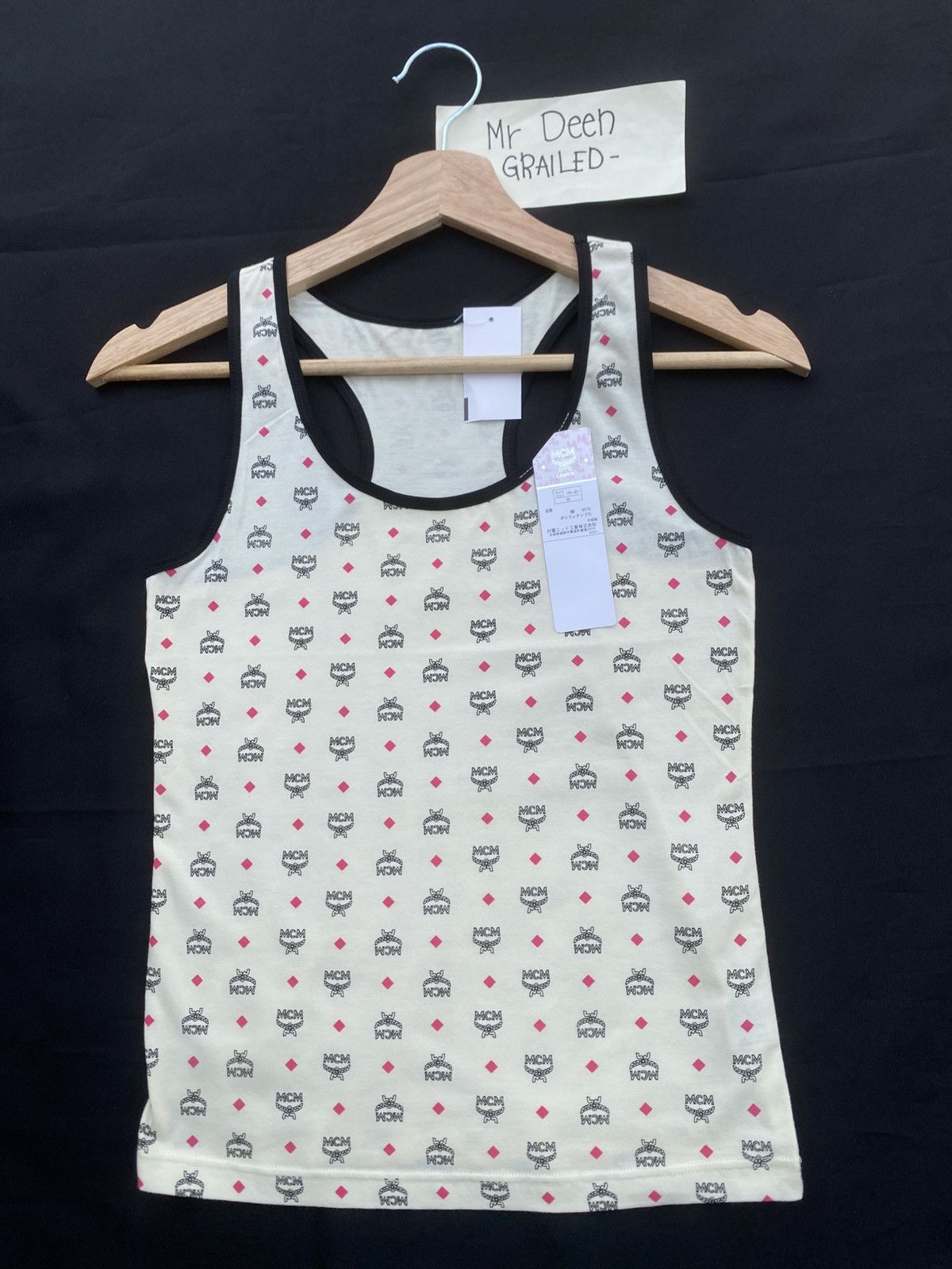 MCM Rare MCM Logos Sleeveless Top Size M / US 6-8 / IT 42-44 - 4 Thumbnail