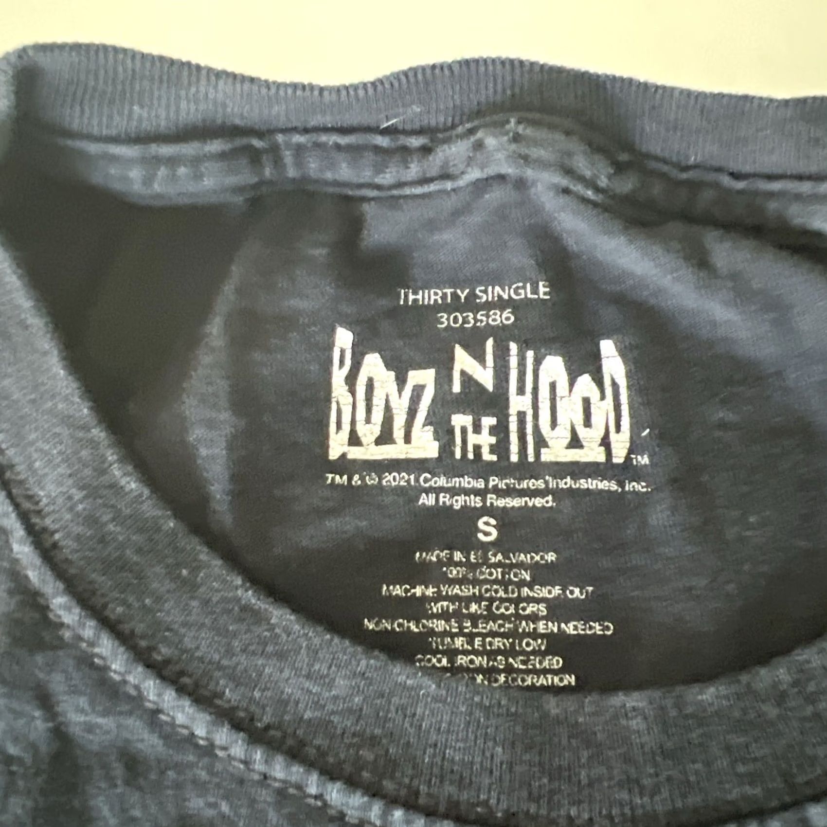 Vintage Boyz In The Hood Movie Rap Tee T Shirt Men’s Small Black Gold Short Sleeve Size US S / EU 44-46 / 1 - 6 Thumbnail