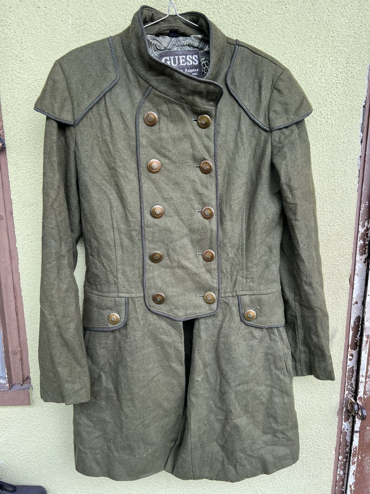 Guess Guess Military Wool Coat Steam Punk Rock double breasted Size M / US 6-8 / IT 42-44 - 1 Thumbnail