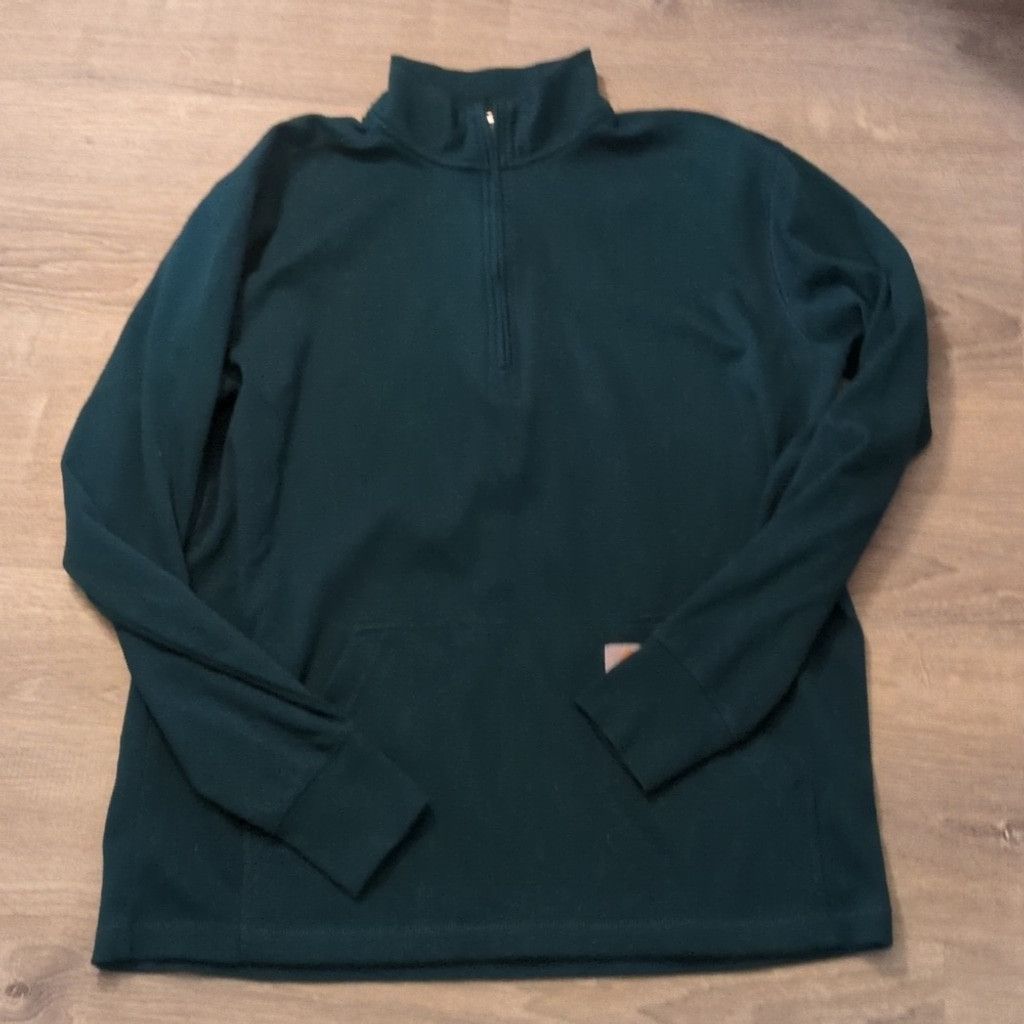 Carhartt Carhartt green loose fit 1/2 zip pullover size large Size US L / EU 52-54 / 3 - 1 Thumbnail