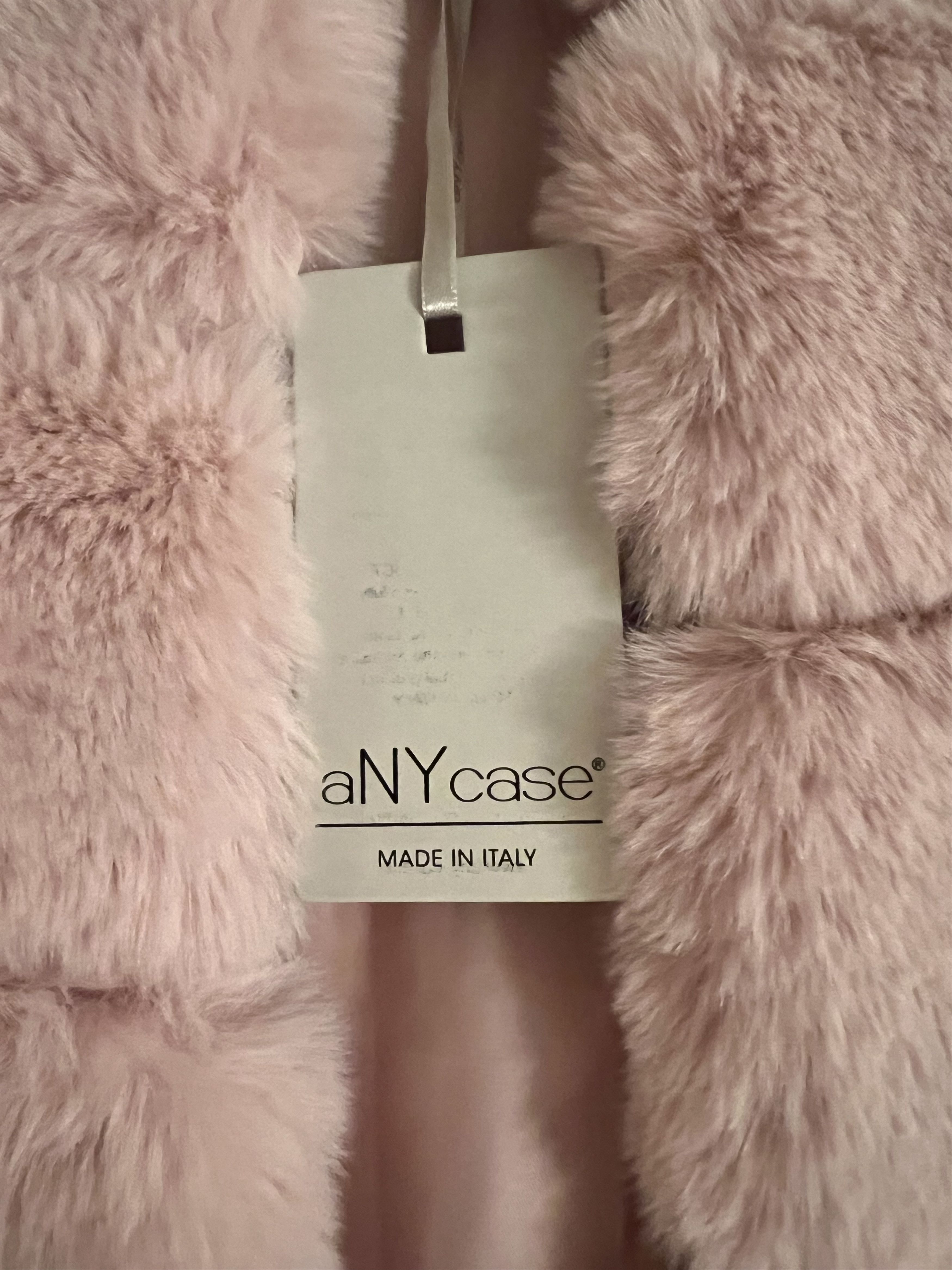 Other Pink Italian Faux Fur Long Vest Size S / US 4 / IT 40 - 2 Thumbnail